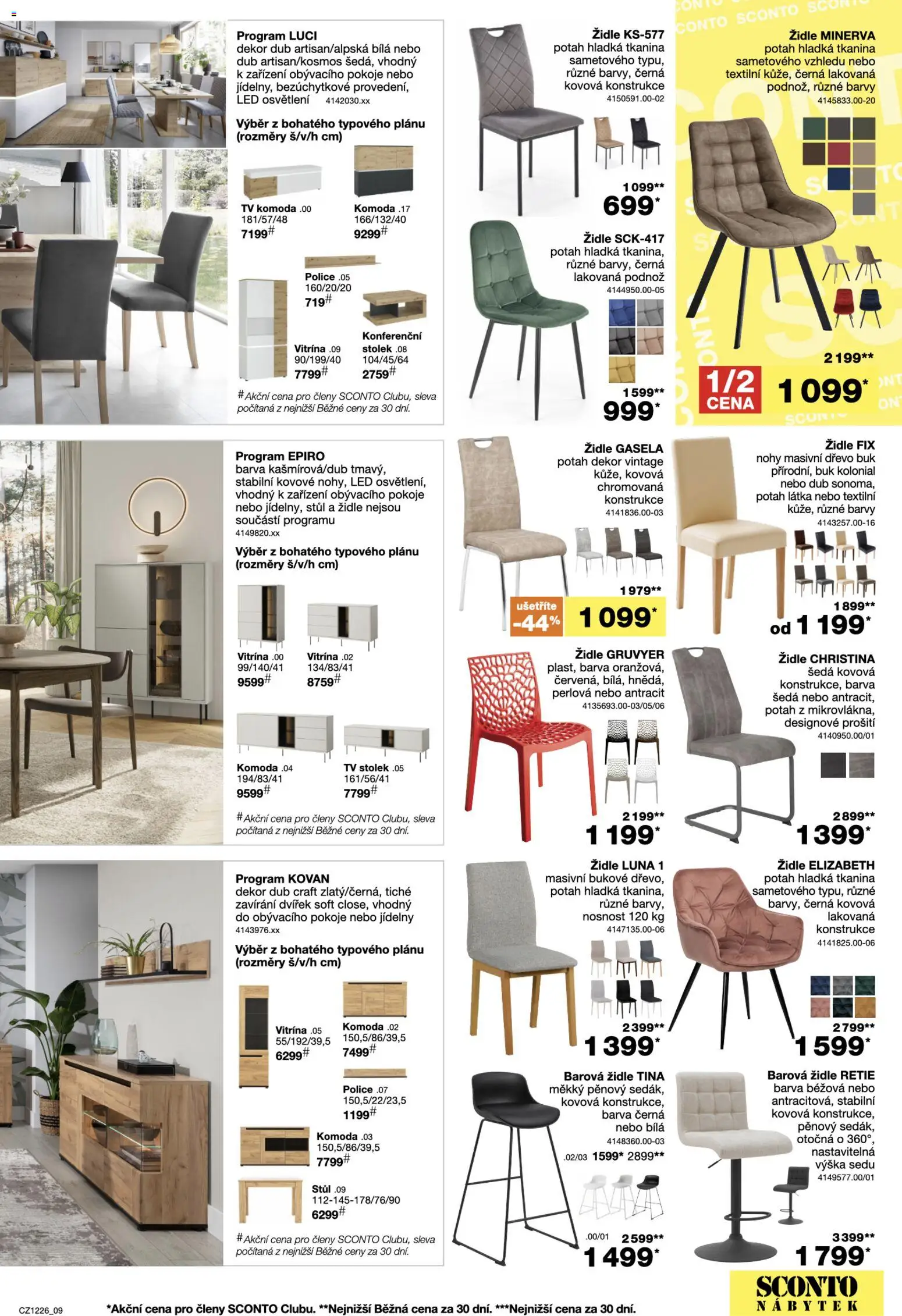 Sconto nábytek leták Leták in Česko