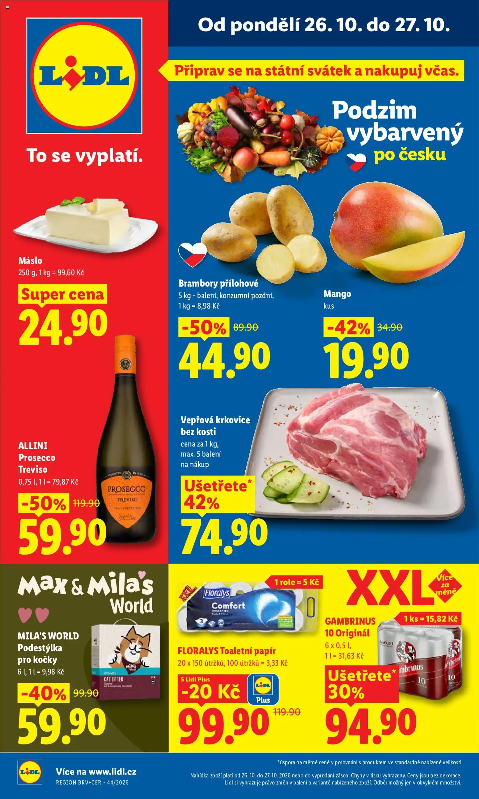 Lidl leták Leták in Česko