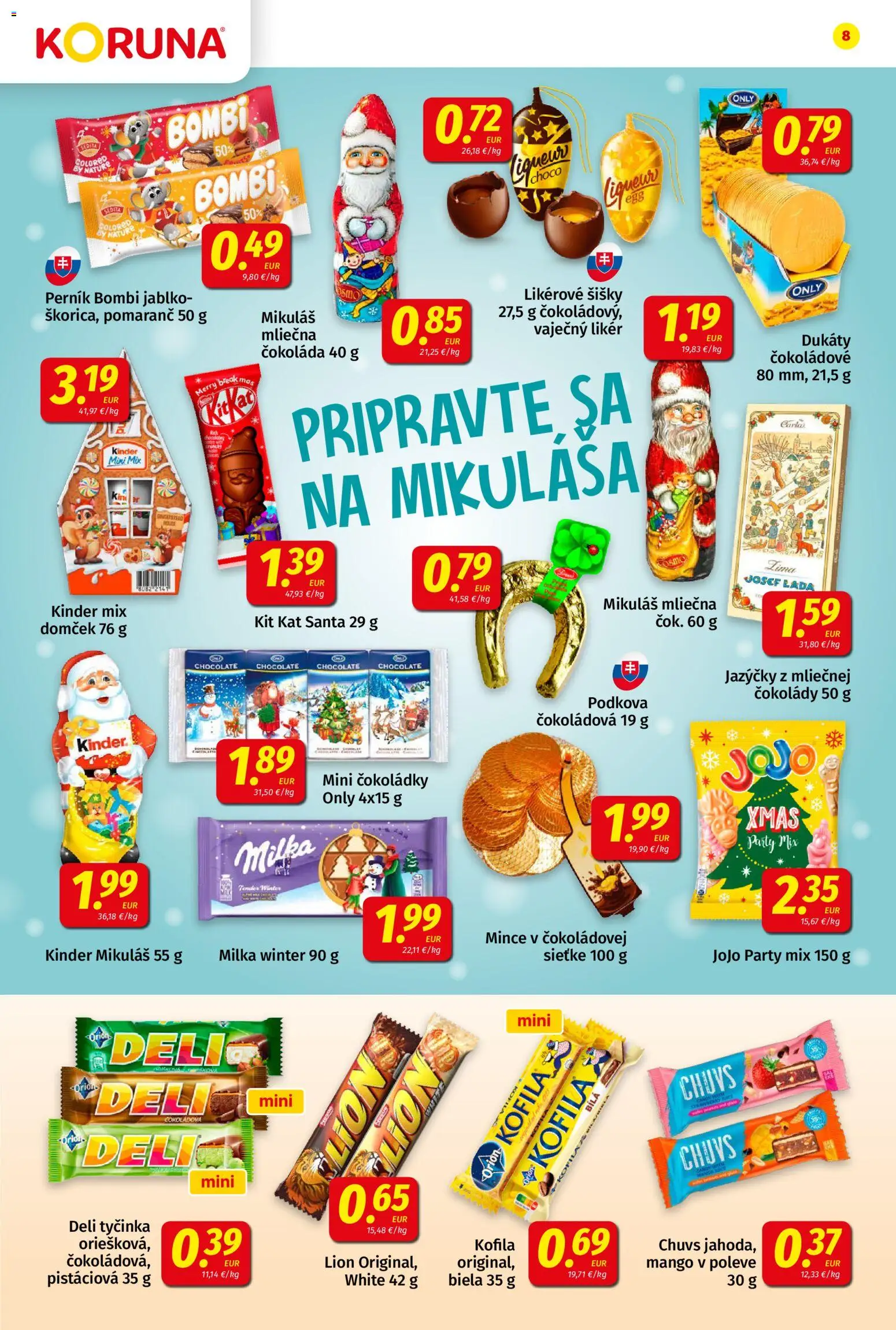 Koruna leták Leták in Slovensko