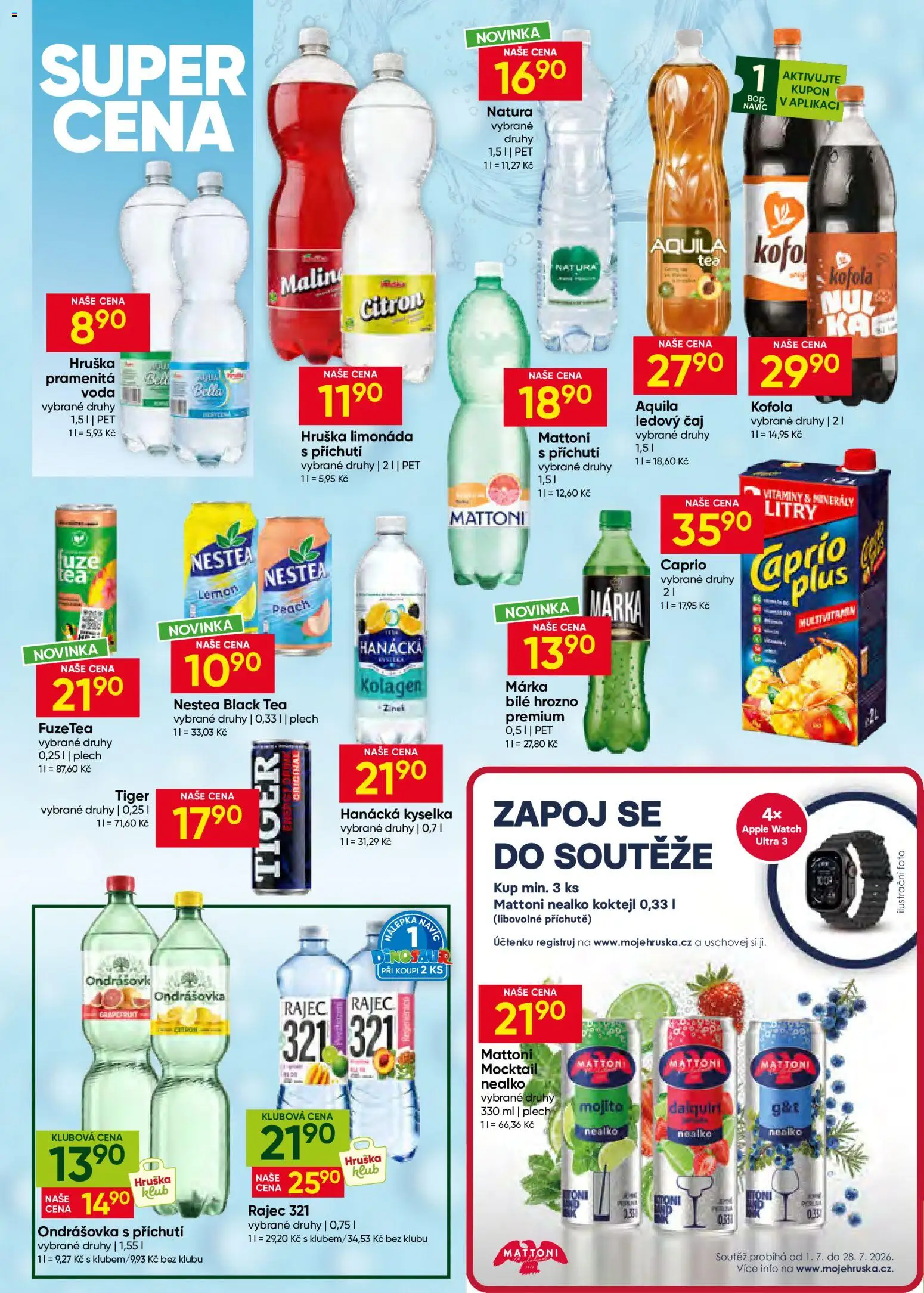 Hruška leták od 08.07.2026 💥 Nenechte si ujít TOP nabídky! ⭐ | Česko