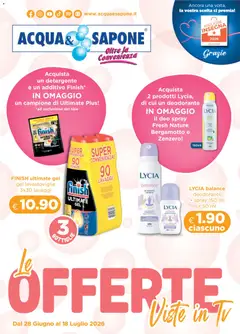 Acqua e Sapone Acqua e Sapone volantino