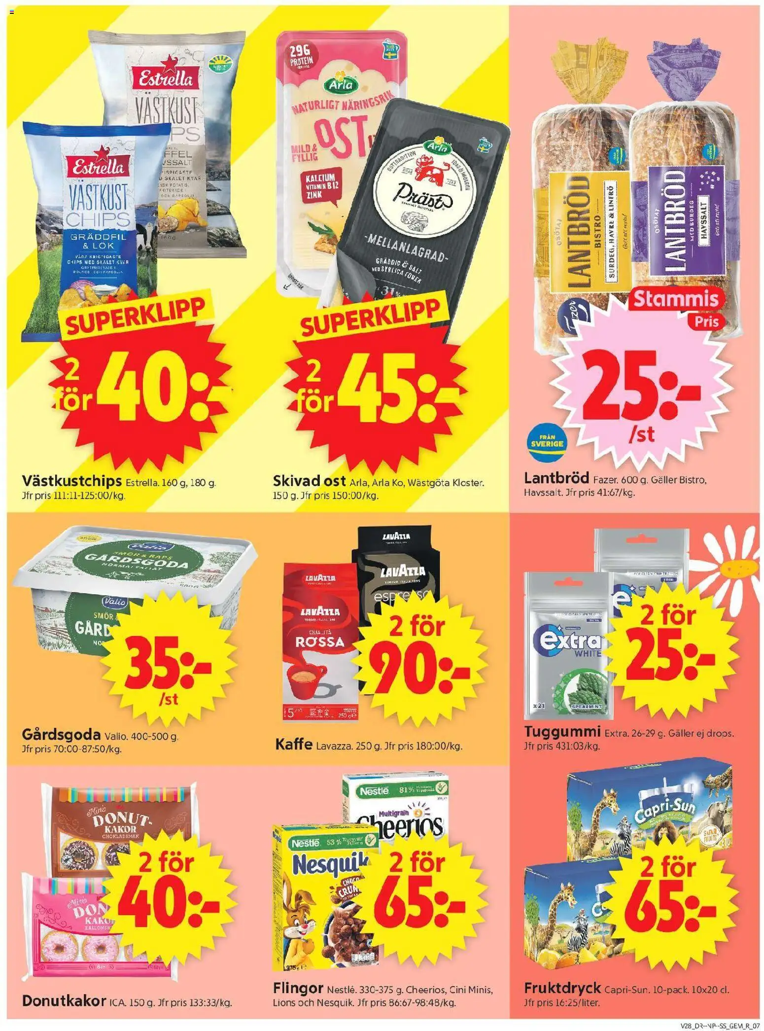 Nuvarande ICA Supermarket erbjudanden från 📣 06/07/2026 - 12/07/2026 📣 | Sverige