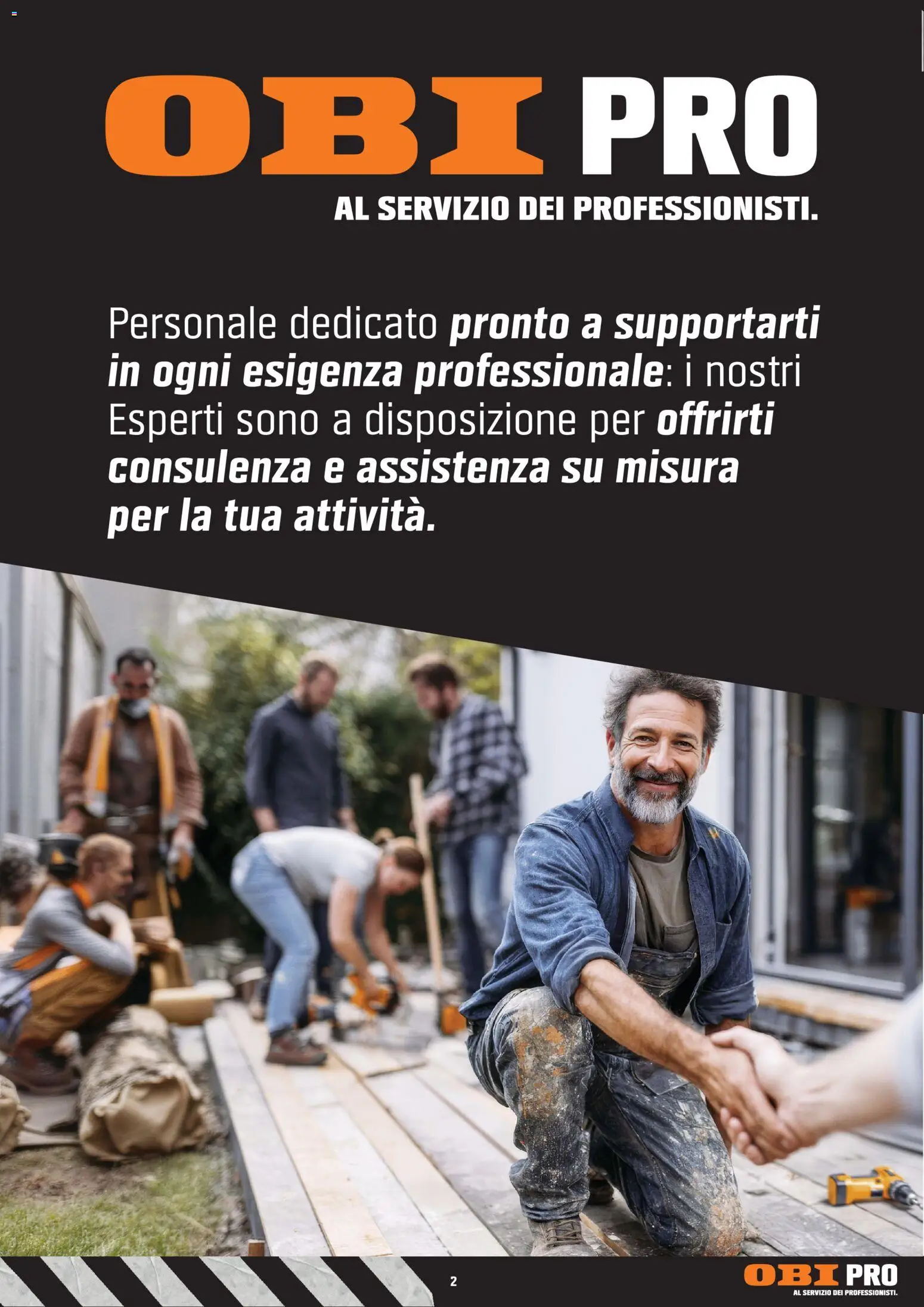 OBI volantino Al Servizio Dei Professionisti Volantino in Italy