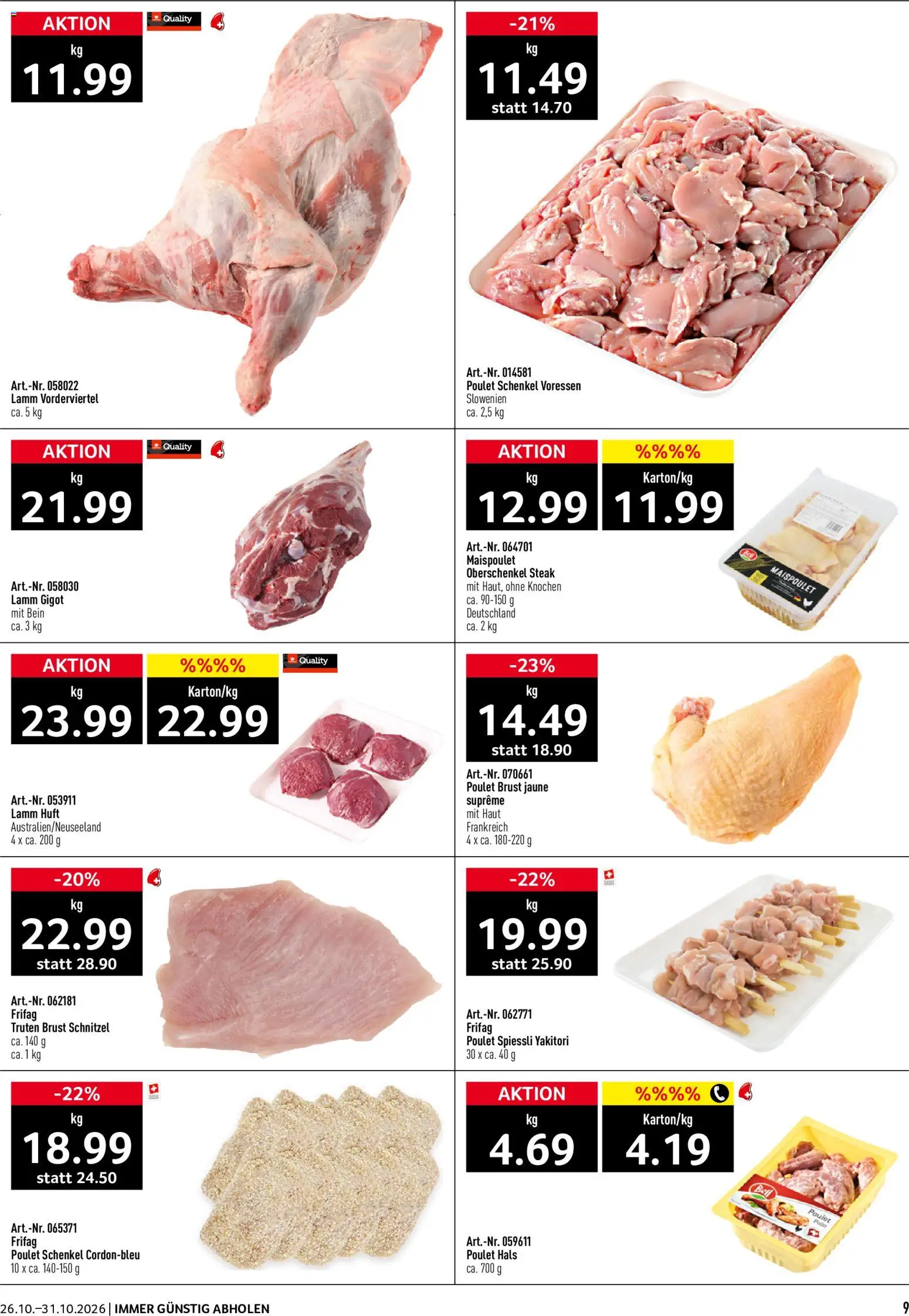 Prodega aktionen Prospekt in Schweiz