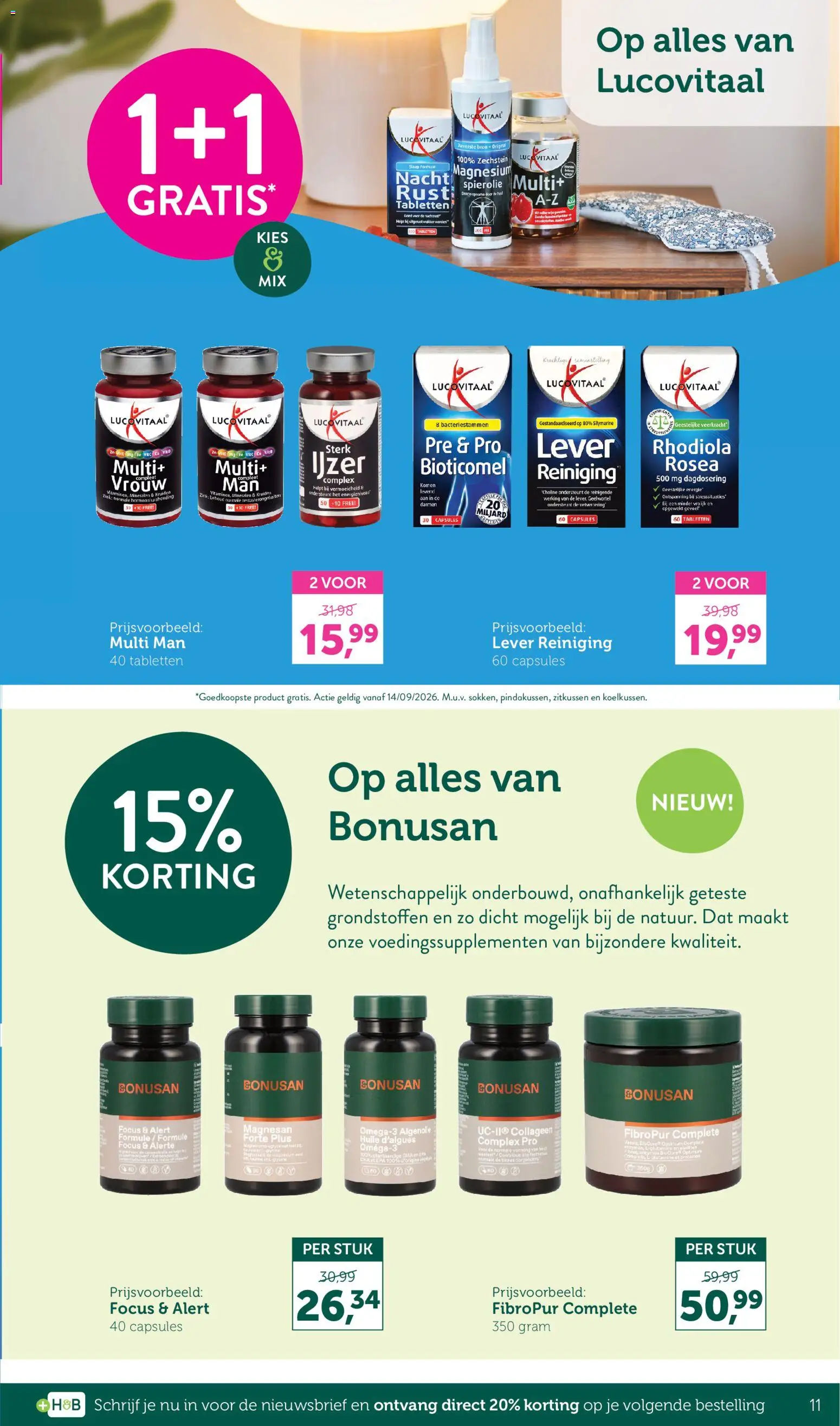 Holland & Barrett Folder / Publicité Folder in België