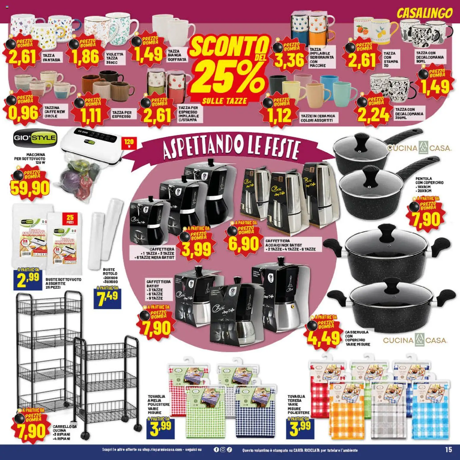 RisparmioCasa volantino Volantino in Italy