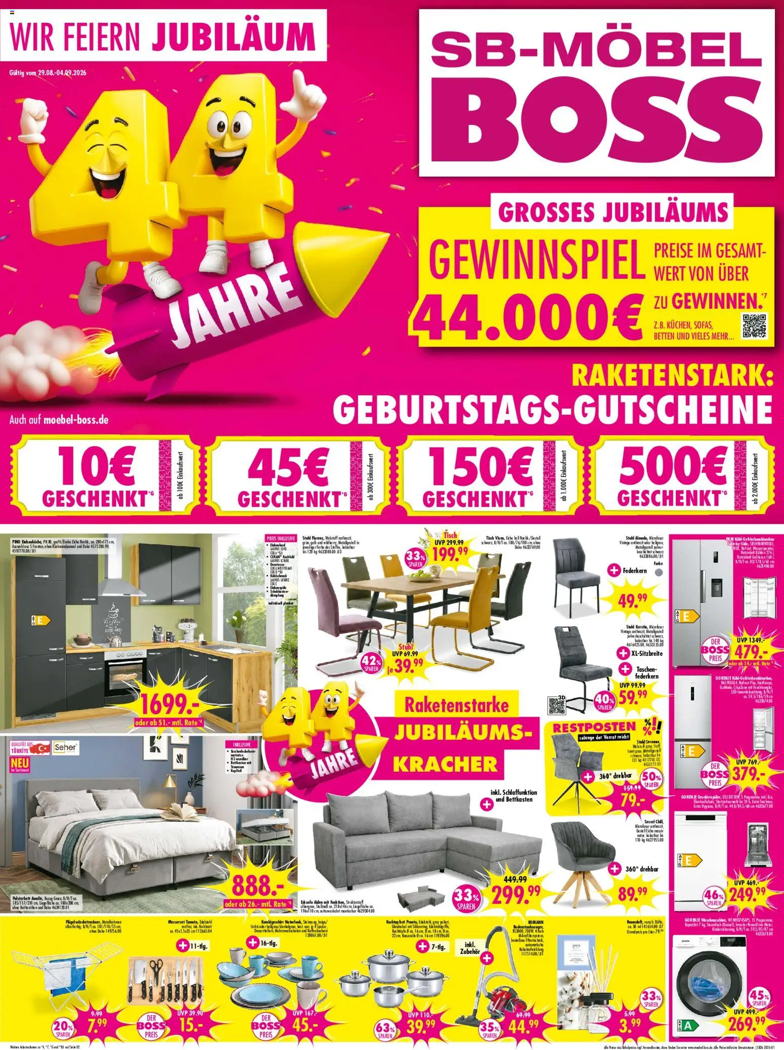 SB Möbel Boss Prospekt Prospekt in Deutschland