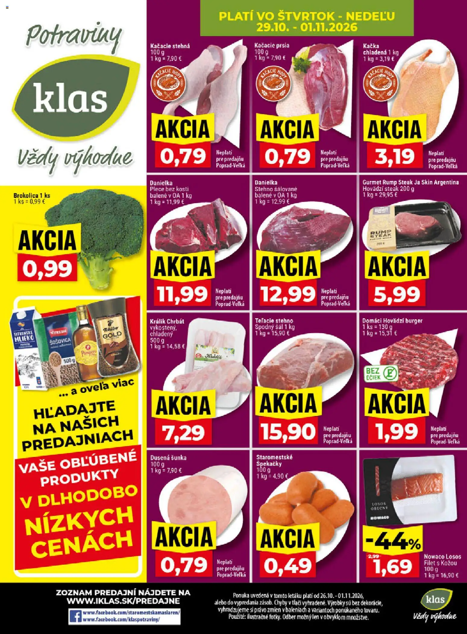 Klas leták Leták in Slovensko