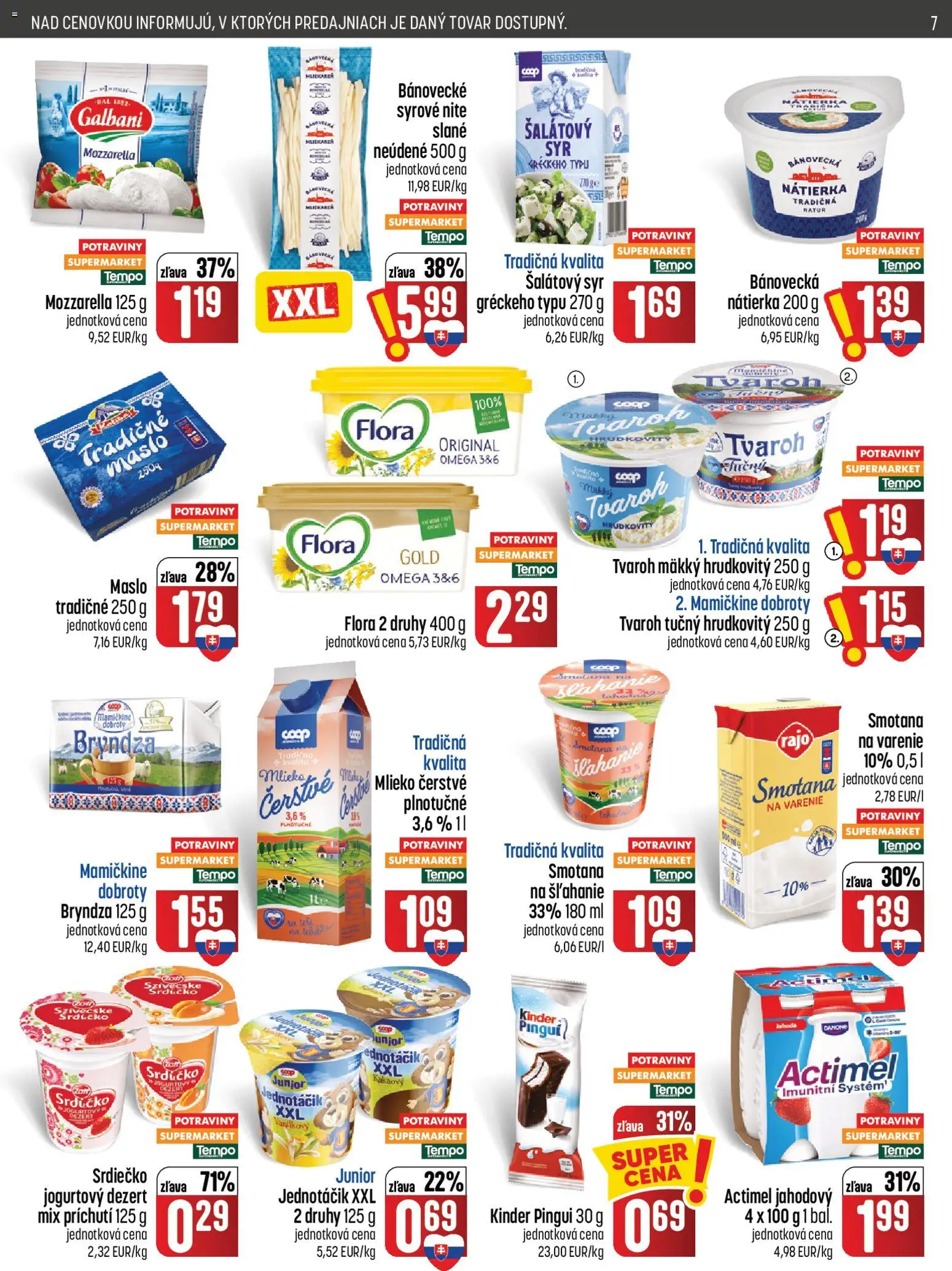 COOP Jednota leták Leták in Slovensko