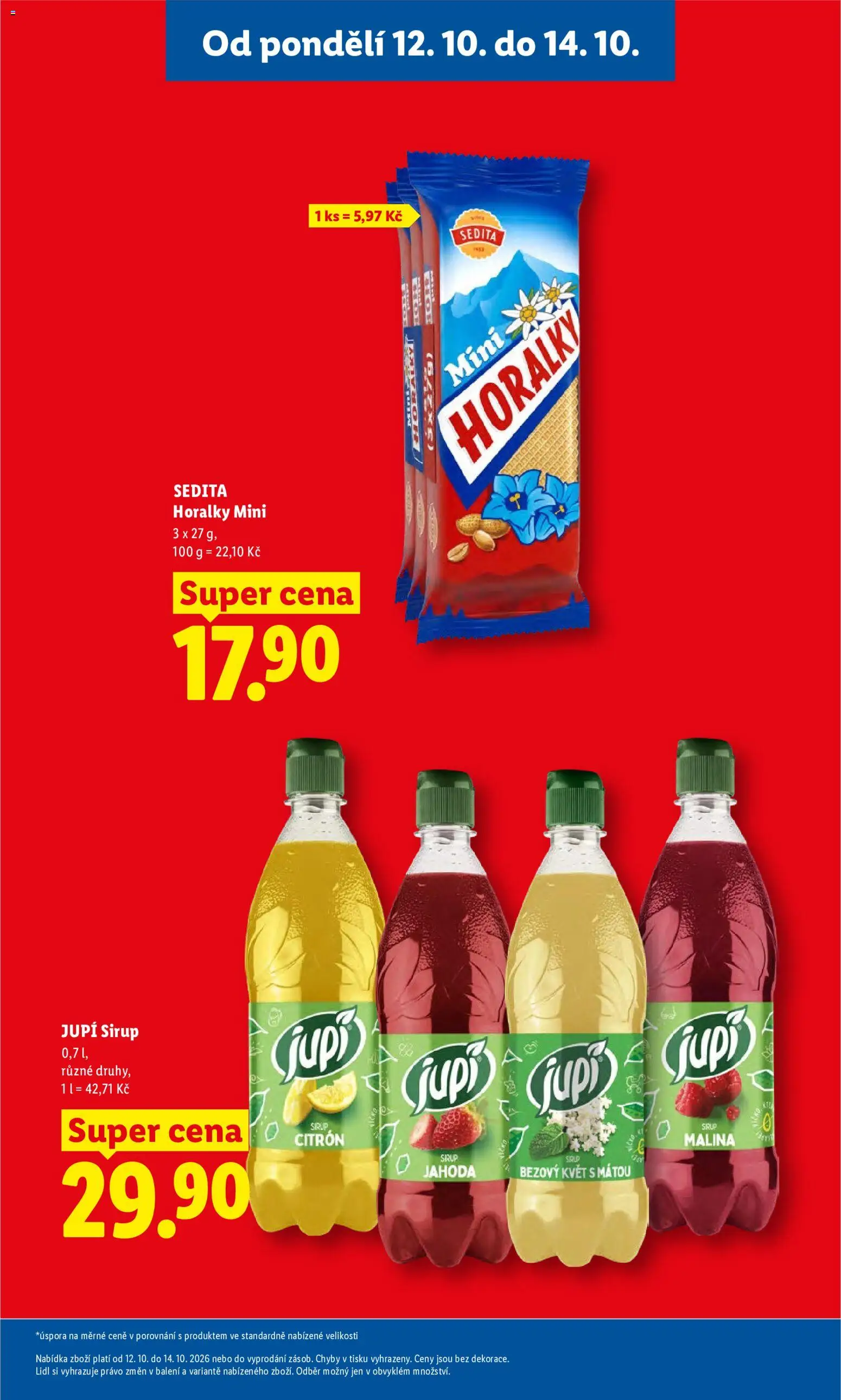 Lidl leták Leták in Česko