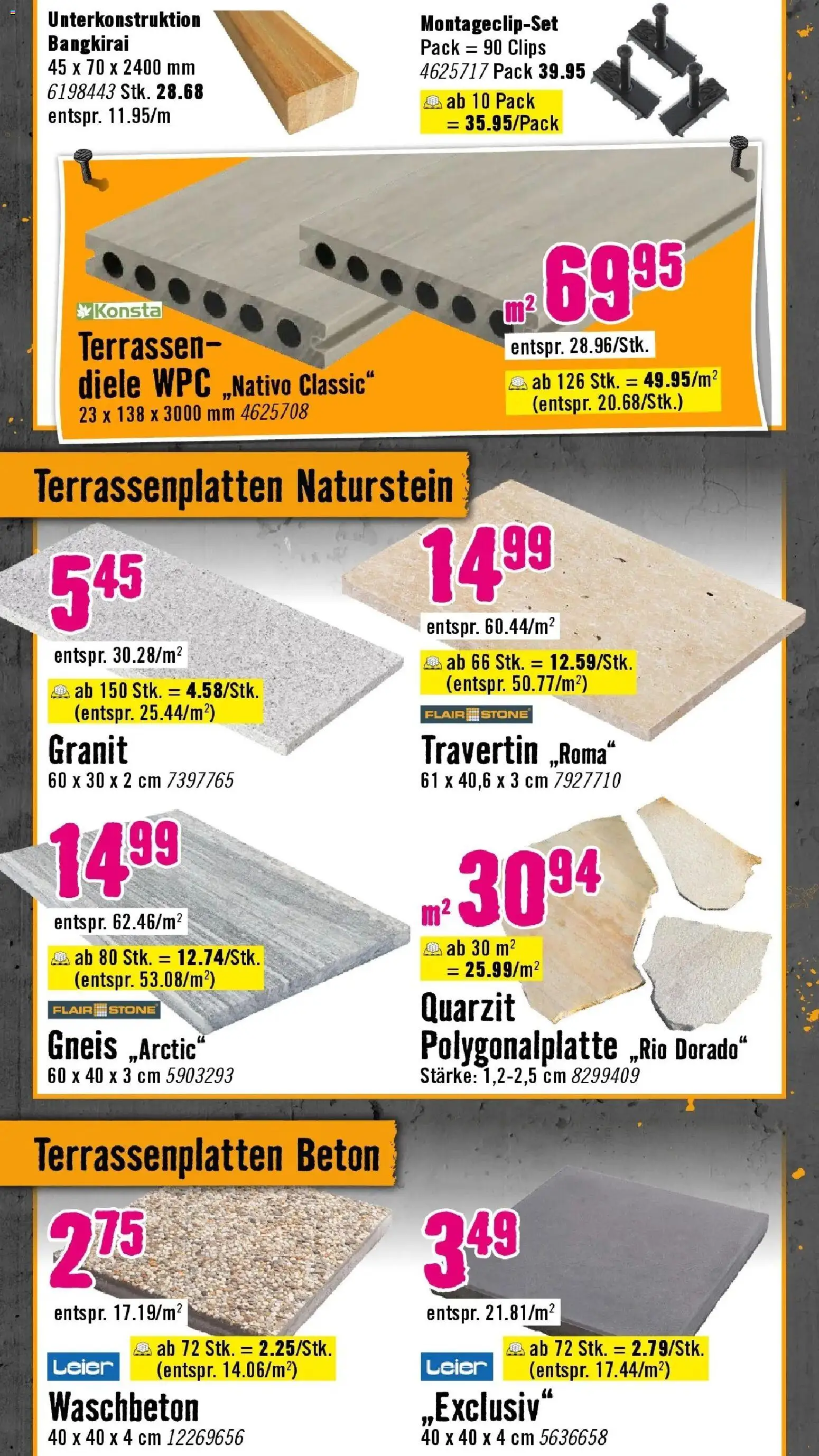 Hornbach Flugblatt Flugblatt in Österreich