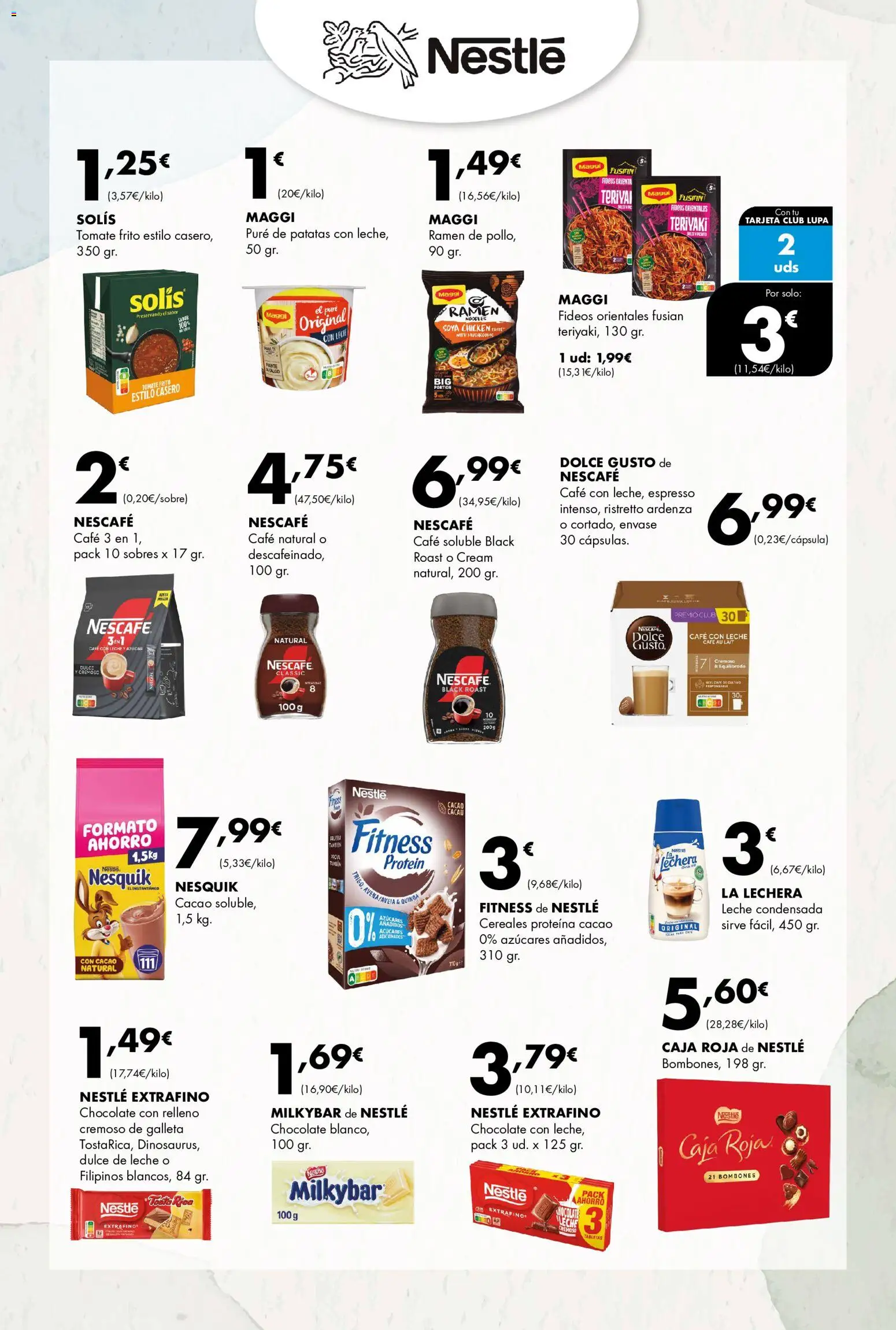 Lupa Supermercados folleto Folleto in España
