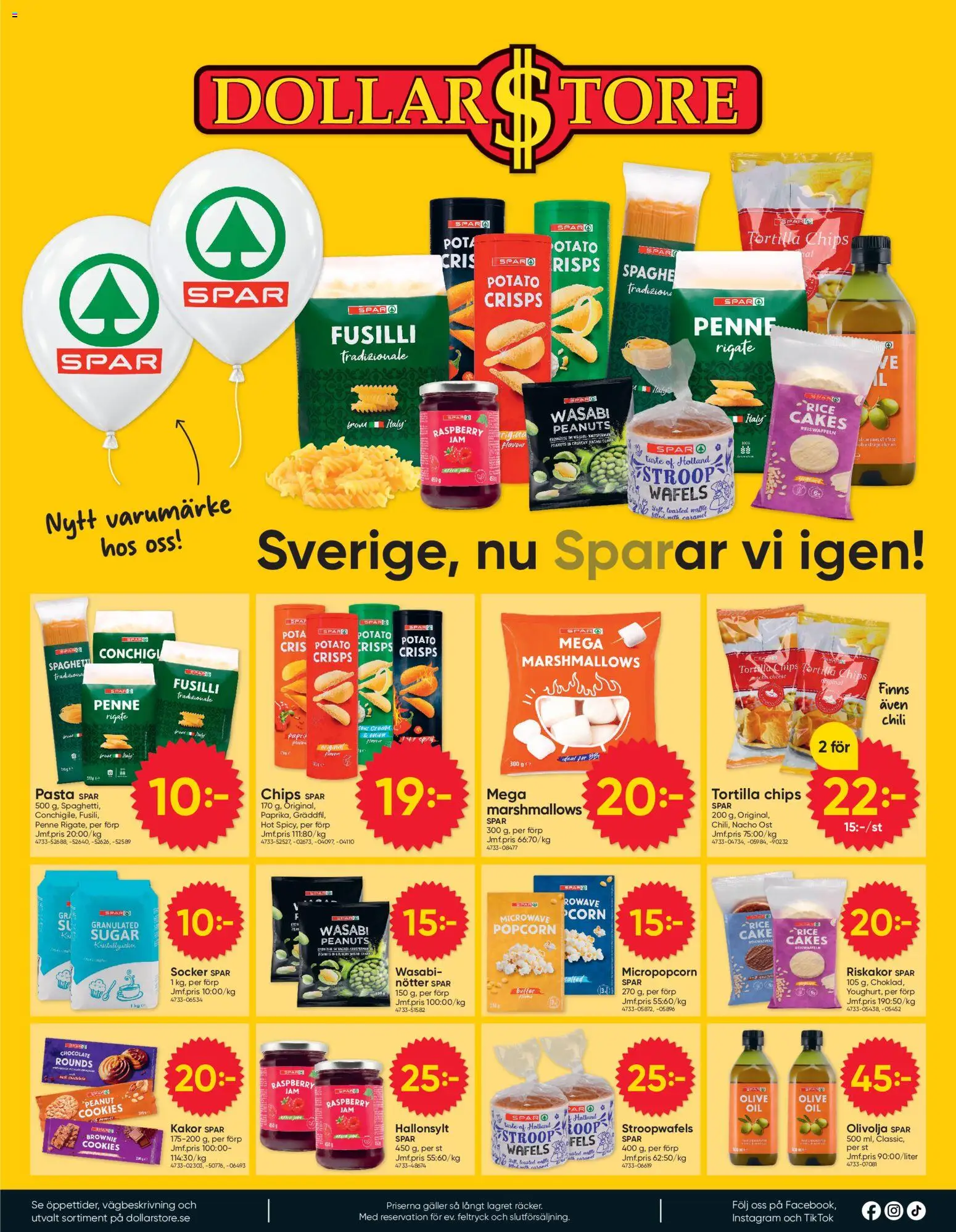 Dollar Store erbjudanden Reklamblad in Sverige