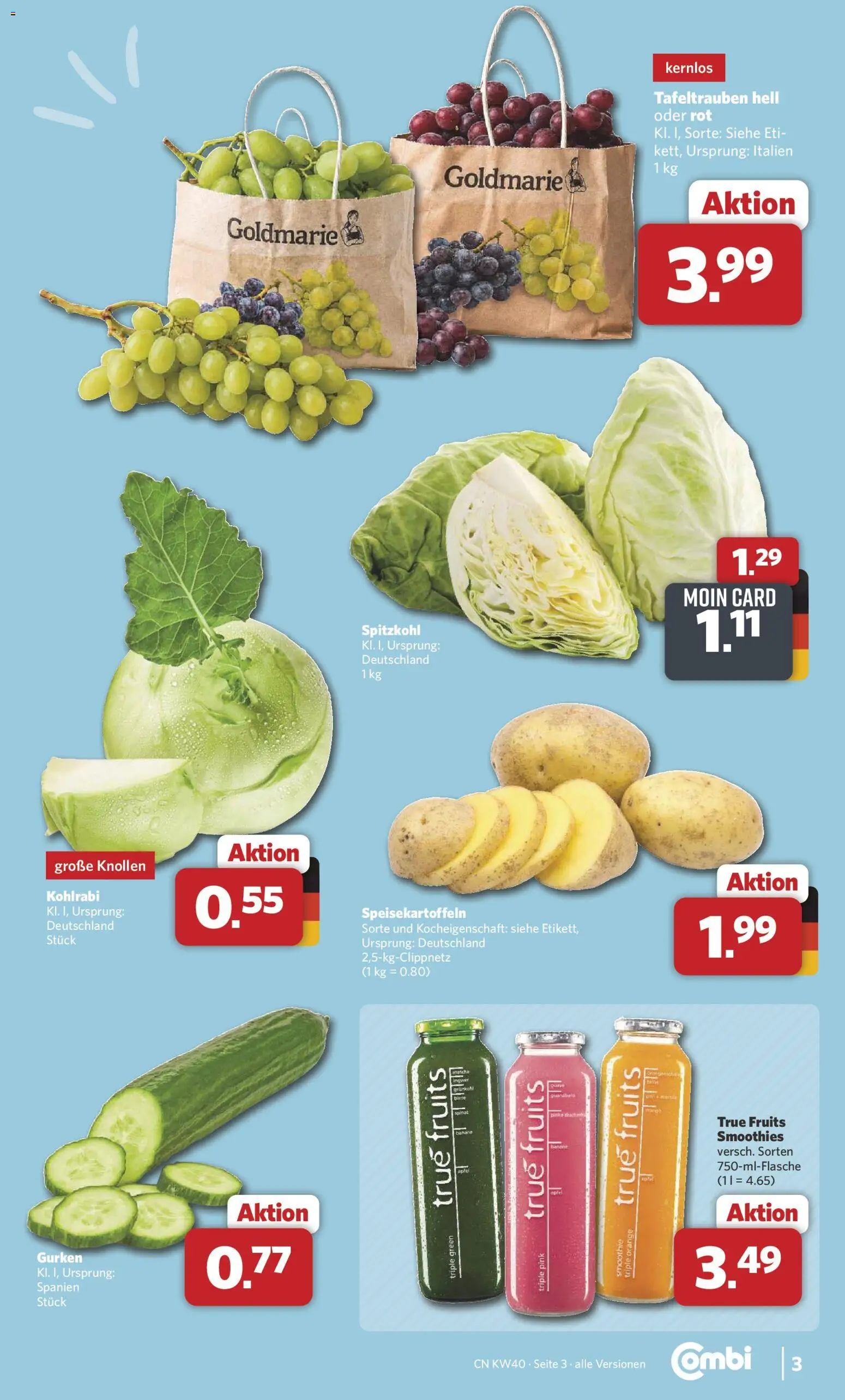 Combi Prospekt Prospekt in Deutschland