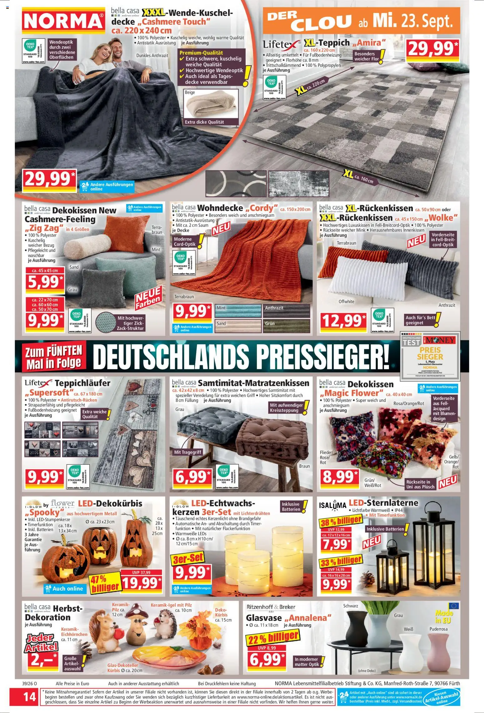 Norma Prospekt Prospekt in Deutschland