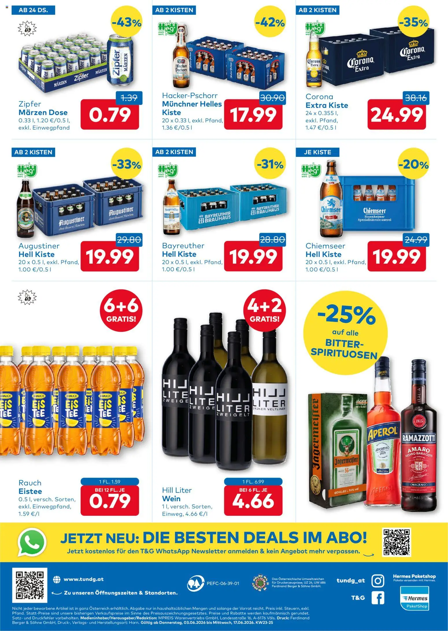 Die besten Angebote | T&G Flugblatt ab 03.06.2026 | - Jetzt stöbern! | Österreich
