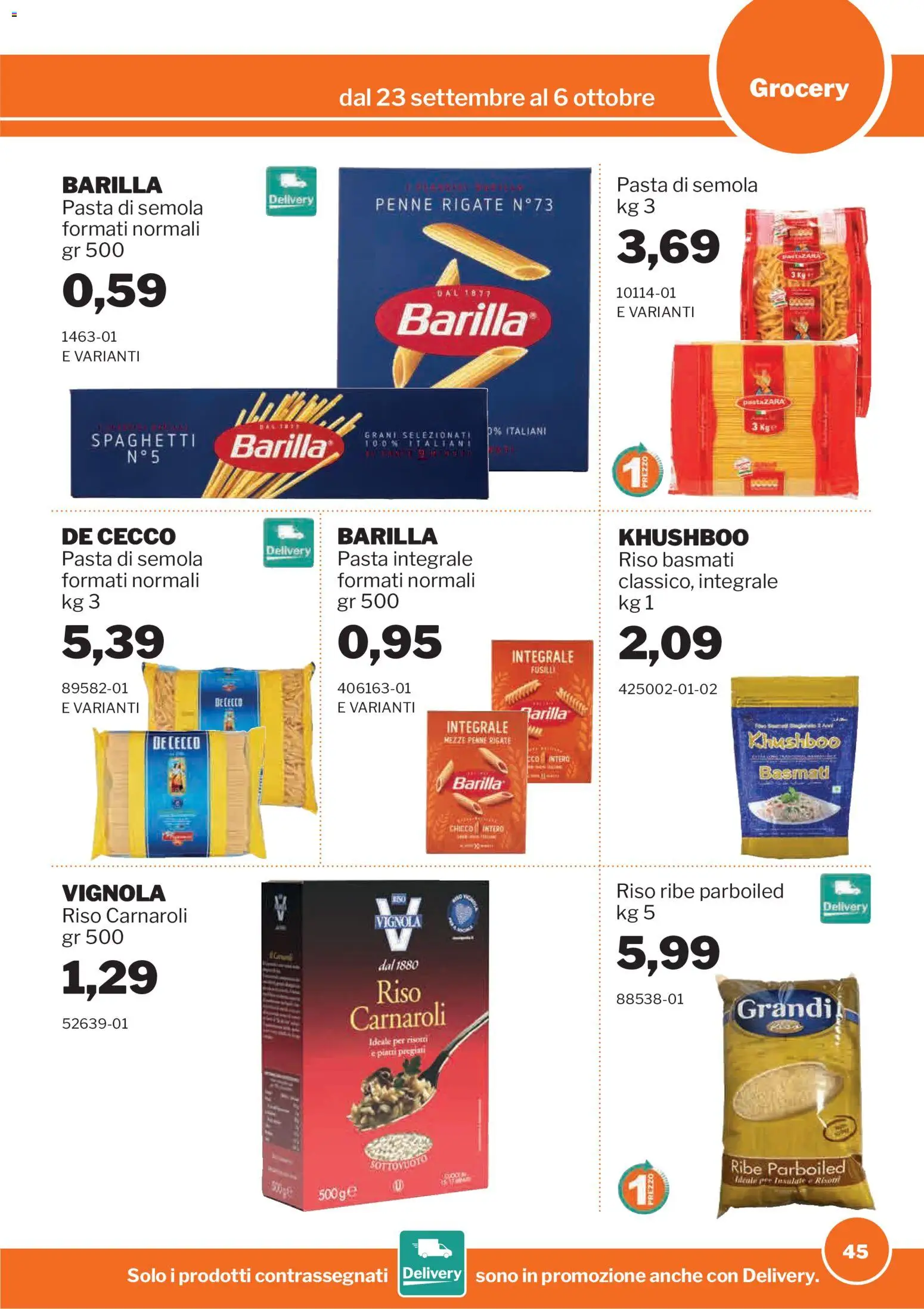 Sogegross volantino Volantino in Italy