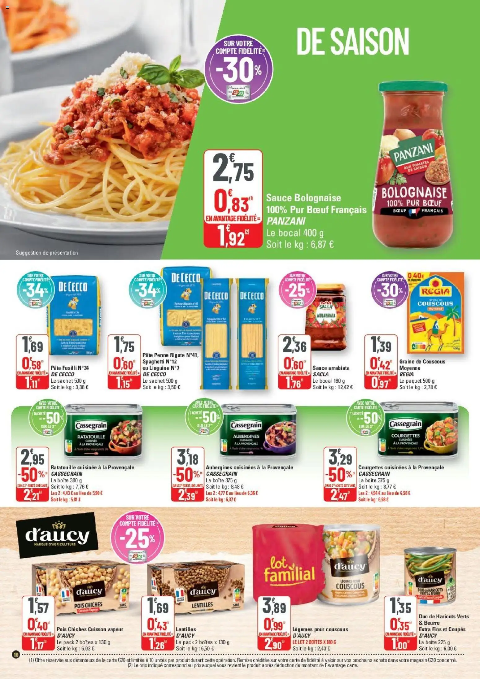 G20 Supermarchés catalogue Catalogue in France