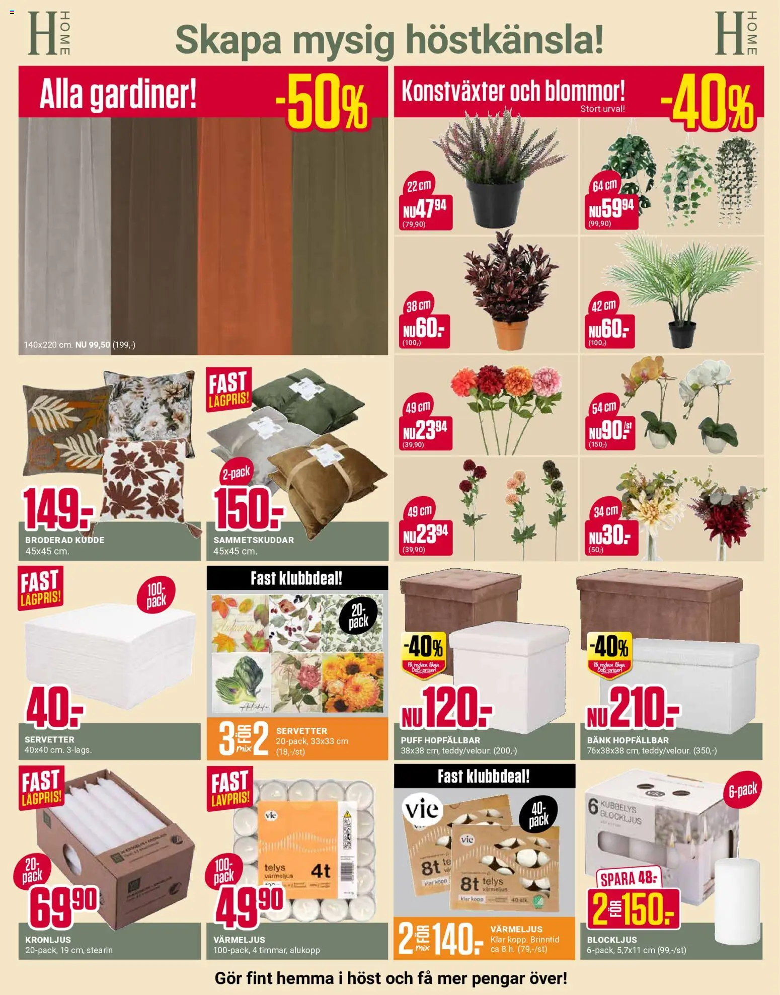 ÖoB erbjudanden Reklamblad in Sverige
