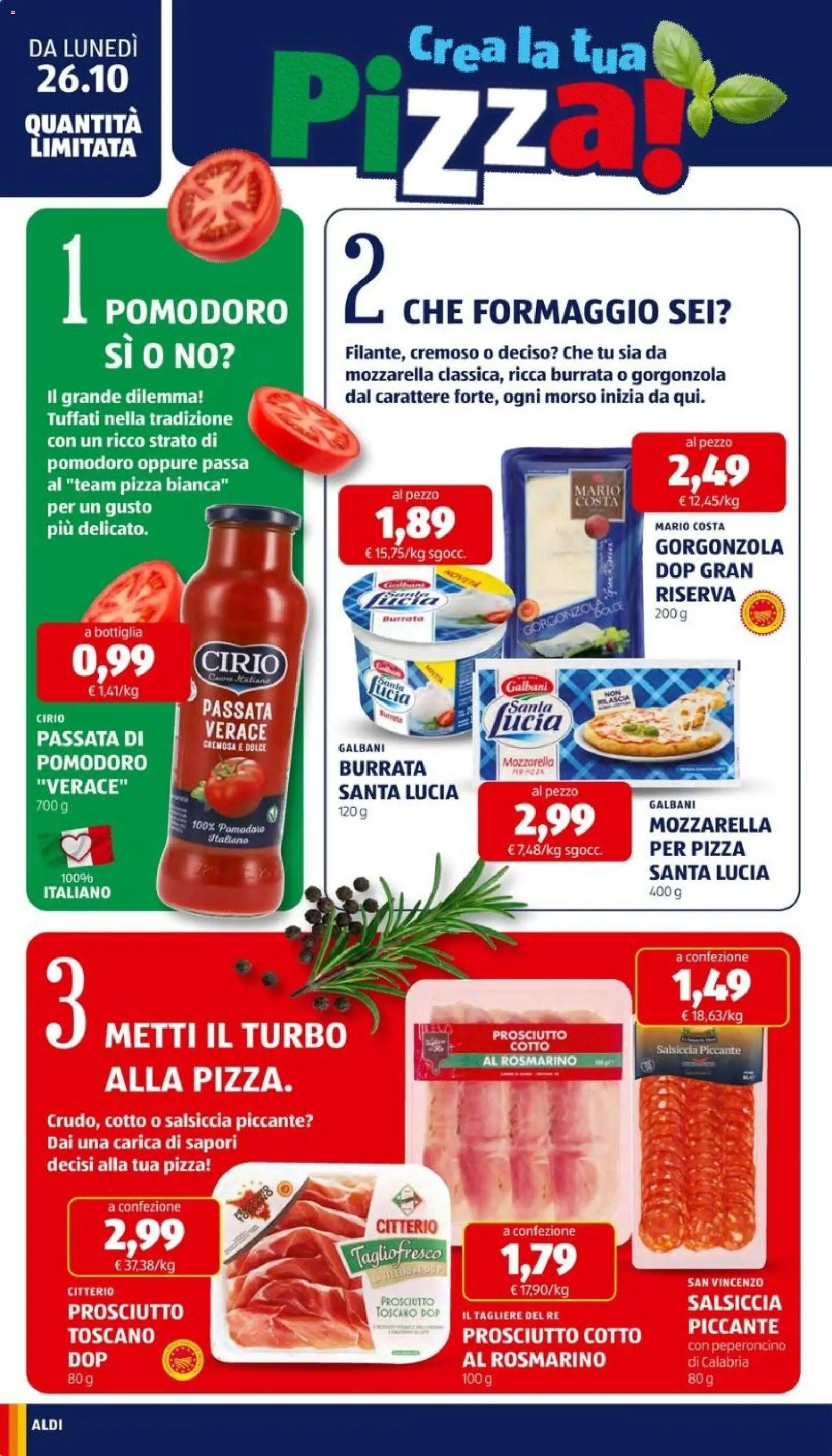 Aldi volantino Volantino in Italy