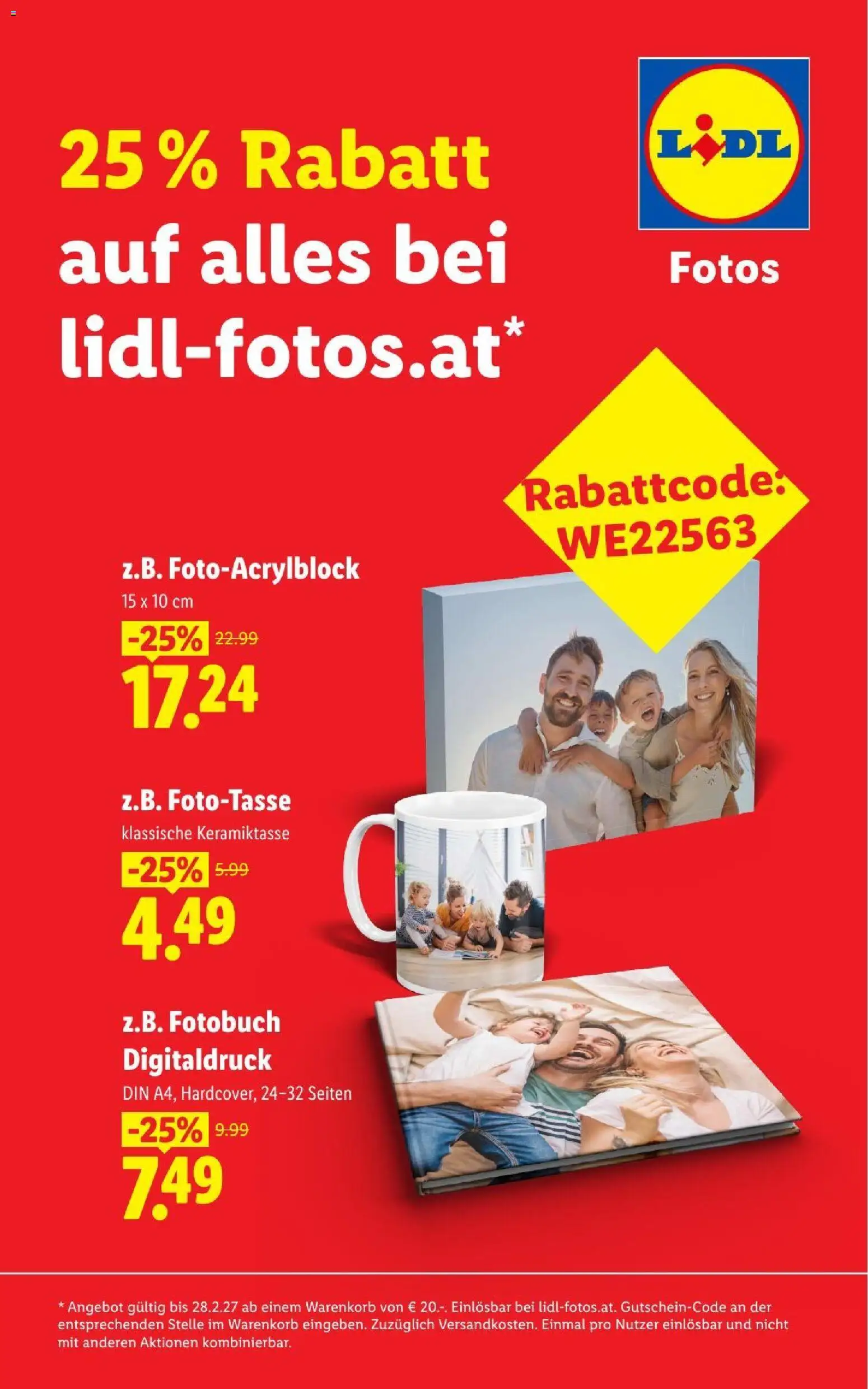 Lidl Flugblatt Flugblatt in Österreich