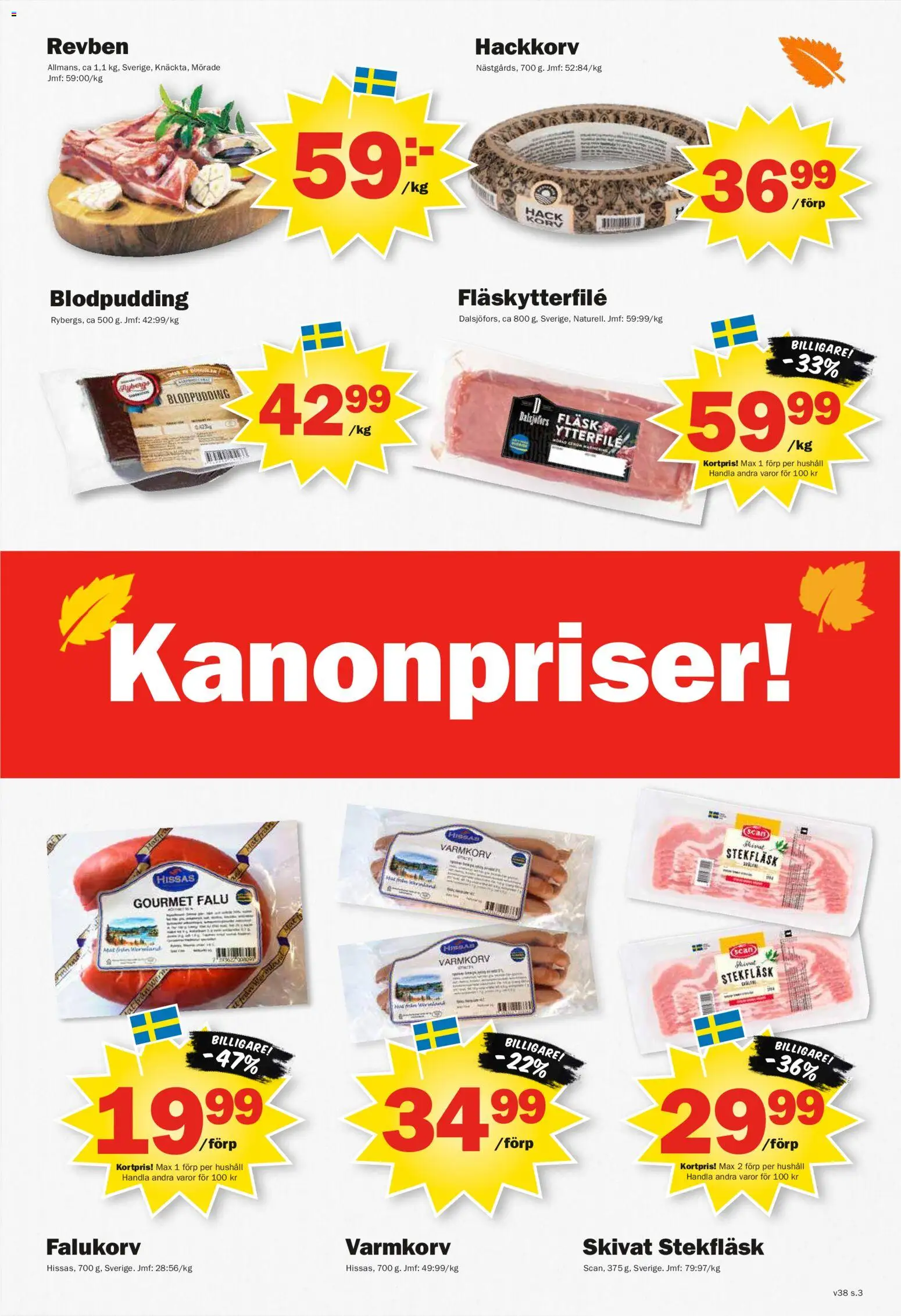 Pekås erbjudanden Reklamblad in Sverige