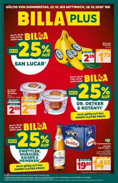 Billa Plus Billa Plus Flugblatt