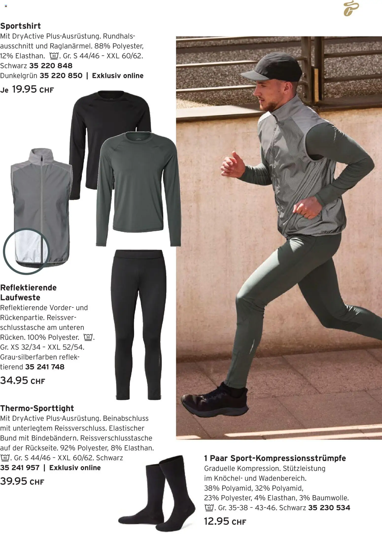 Tchibo aktionen Active Running Prospekt in Schweiz