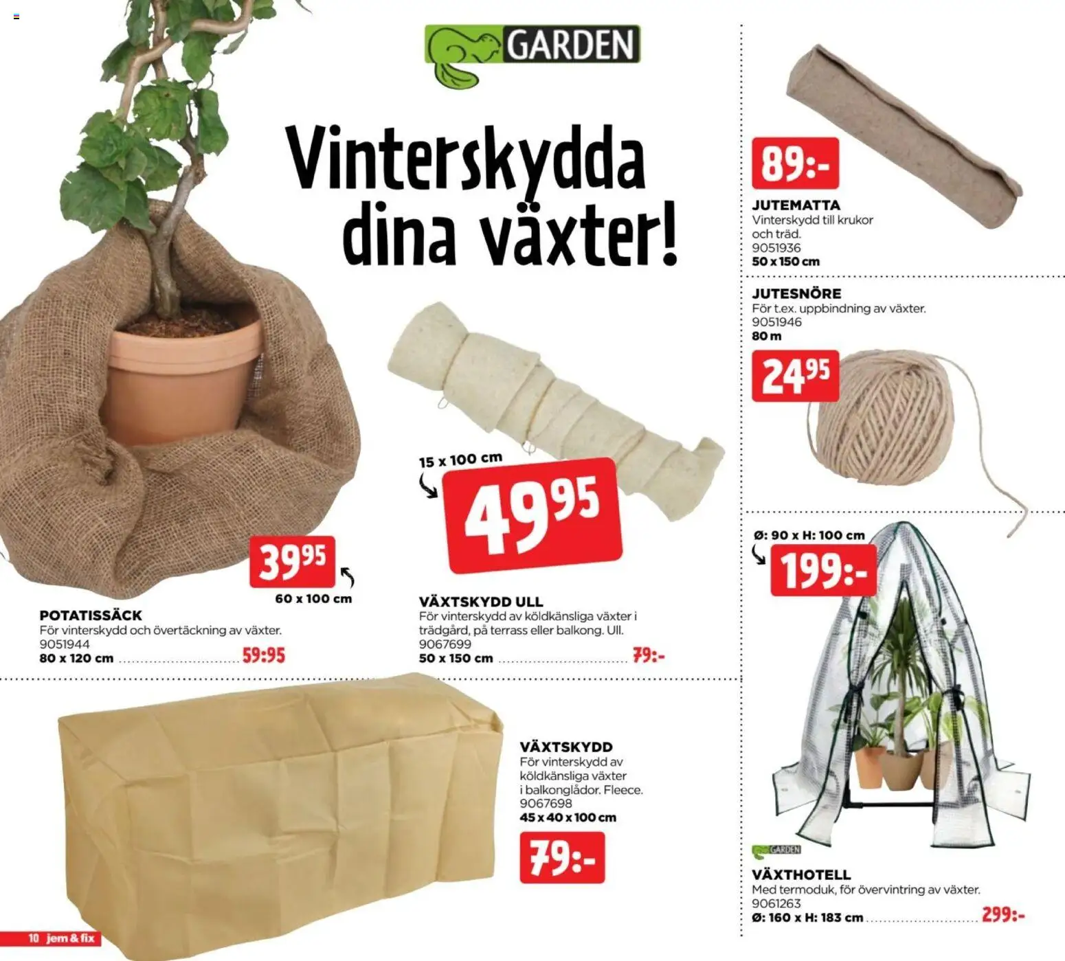 Jem & Fix erbjudanden Reklamblad in Sverige