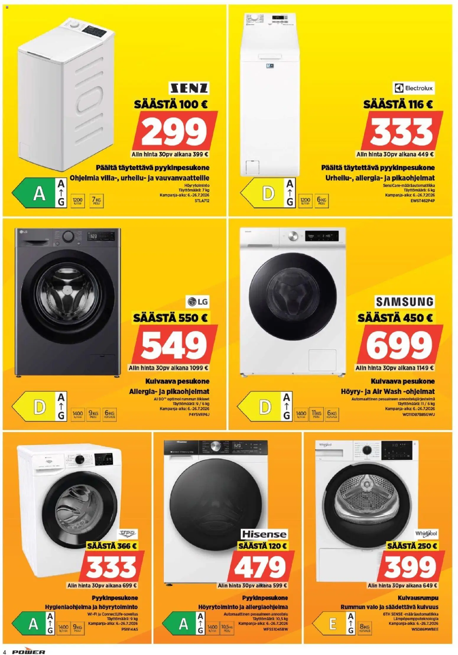 🛍️ Power tarjoukset alkaen 06/07/2026 » Katso huipputarjoukset ja säästä jo tänään! 💰 | Suomi