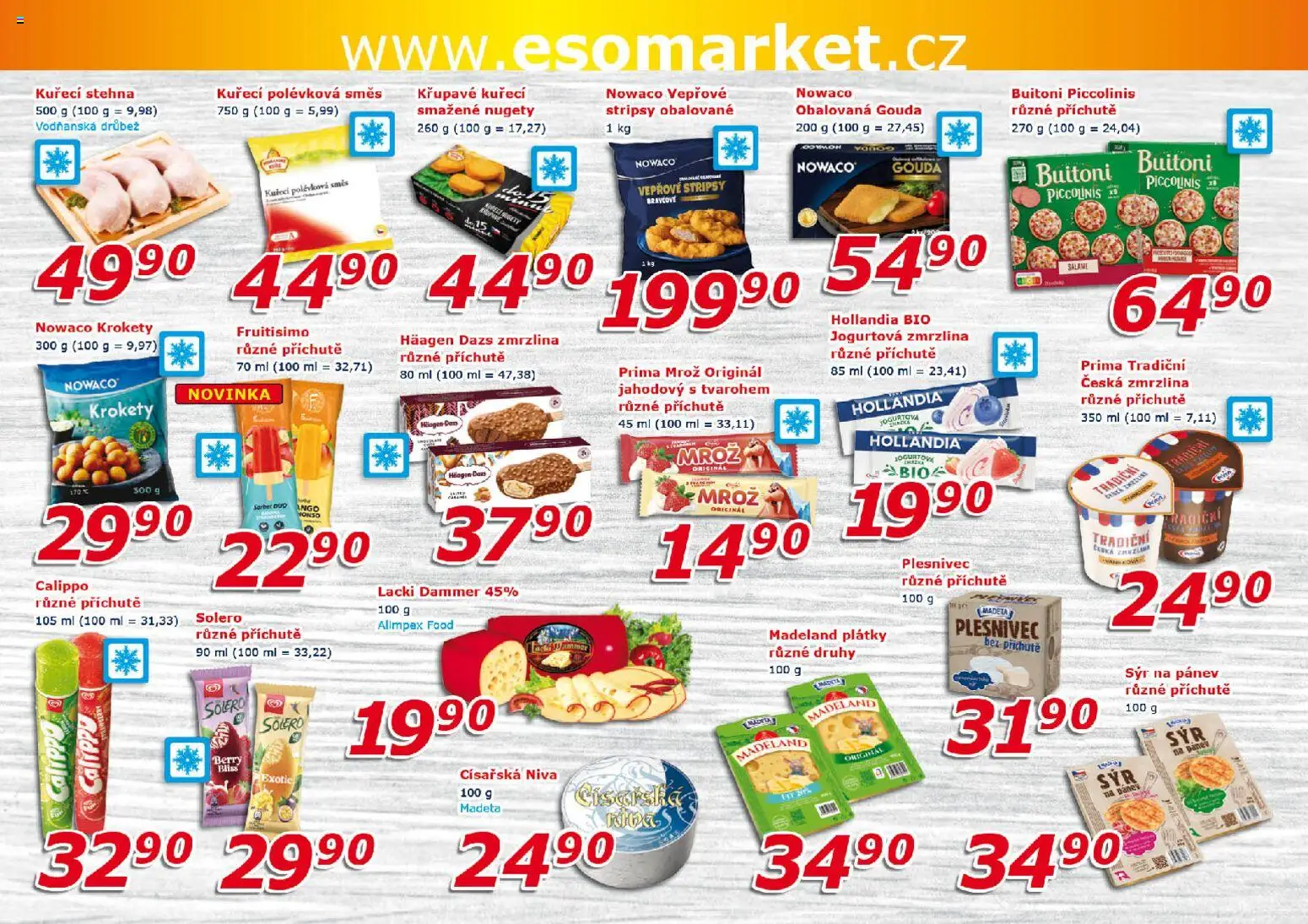 Eso market leták od 08.07.2026 💥 Nenechte si ujít TOP nabídky! ⭐ | Česko