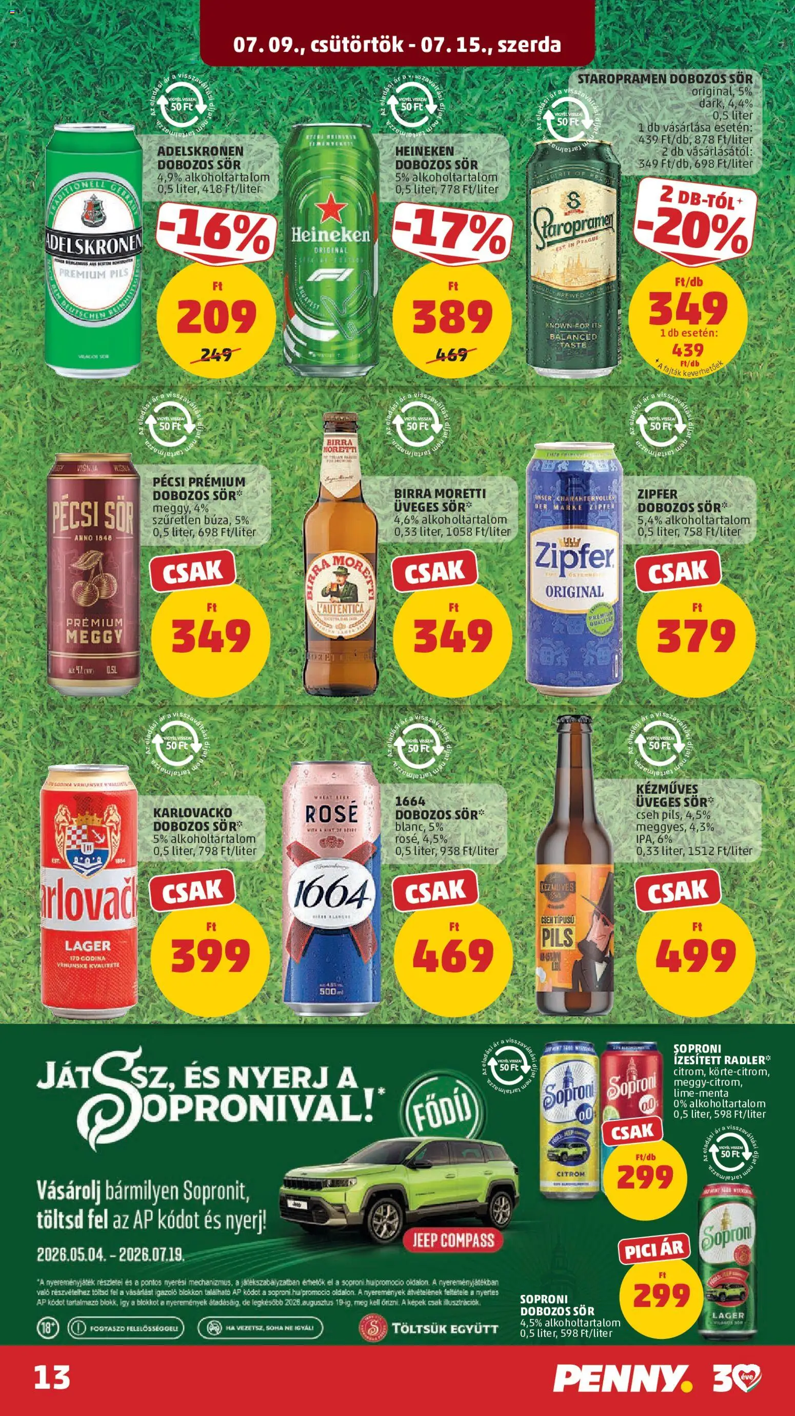 PENNY Akciós Újság 2026.07.09.-tól/töl - fantasztikus ajánlatokat! 🛍️ | Magyarország