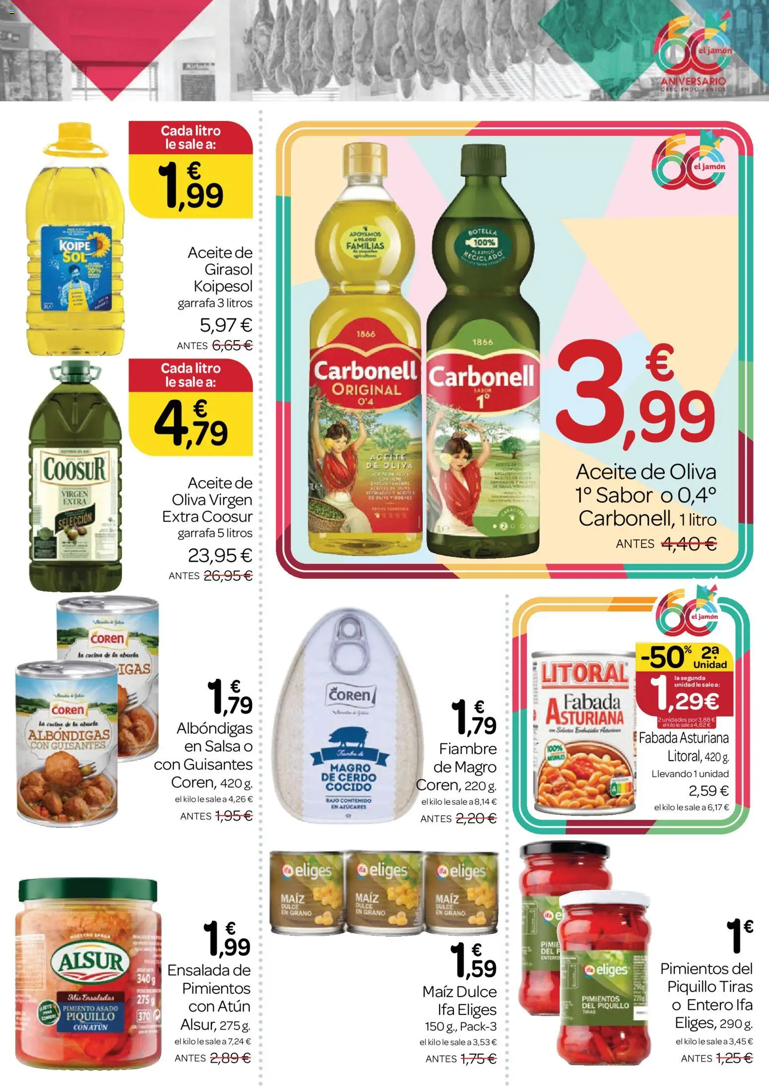 Supermercados El Jamón folleto desde 25/06/2026 | ¿Cómo obtener un descuento limitado? ¡Ahorra hoy mismo! | España