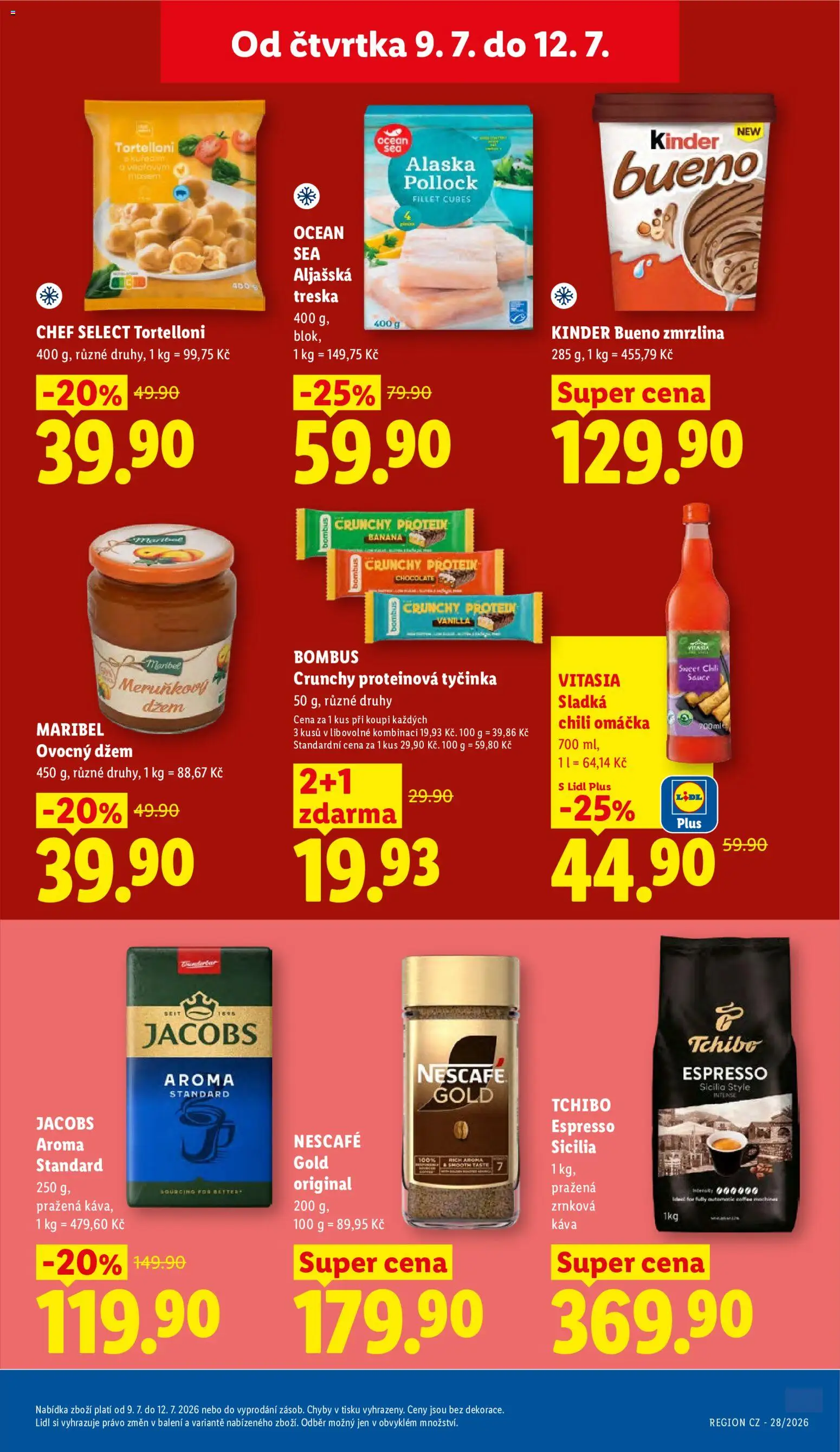 Lidl leták od 09.07.2026 💥 Nenechte si ujít TOP nabídky! ⭐ | Česko