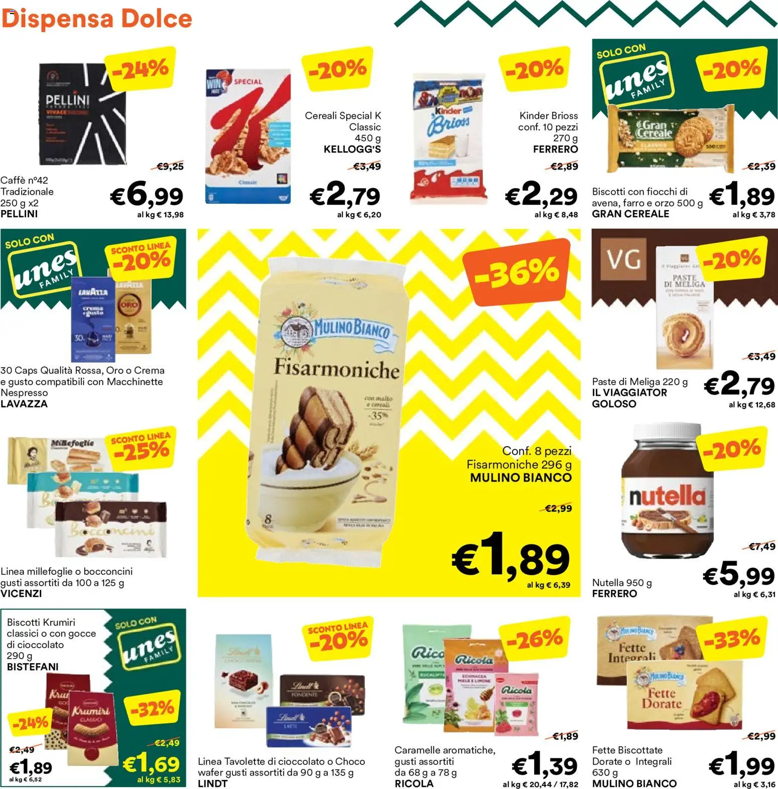 Unes volantino Volantino in Italy