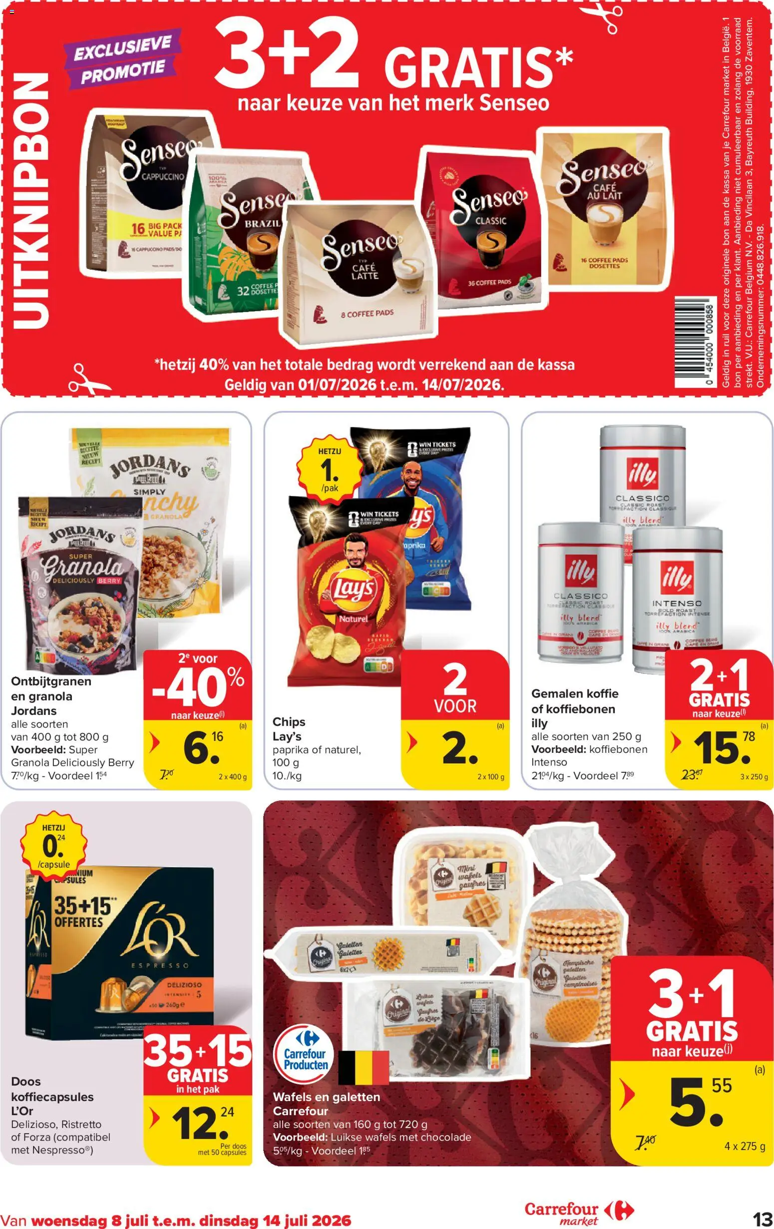 Nieuwe » Carrefour market folder van 08/07/2026 🤩  « is er! Ontdek geweldige aanbiedingen en bespaar. | België