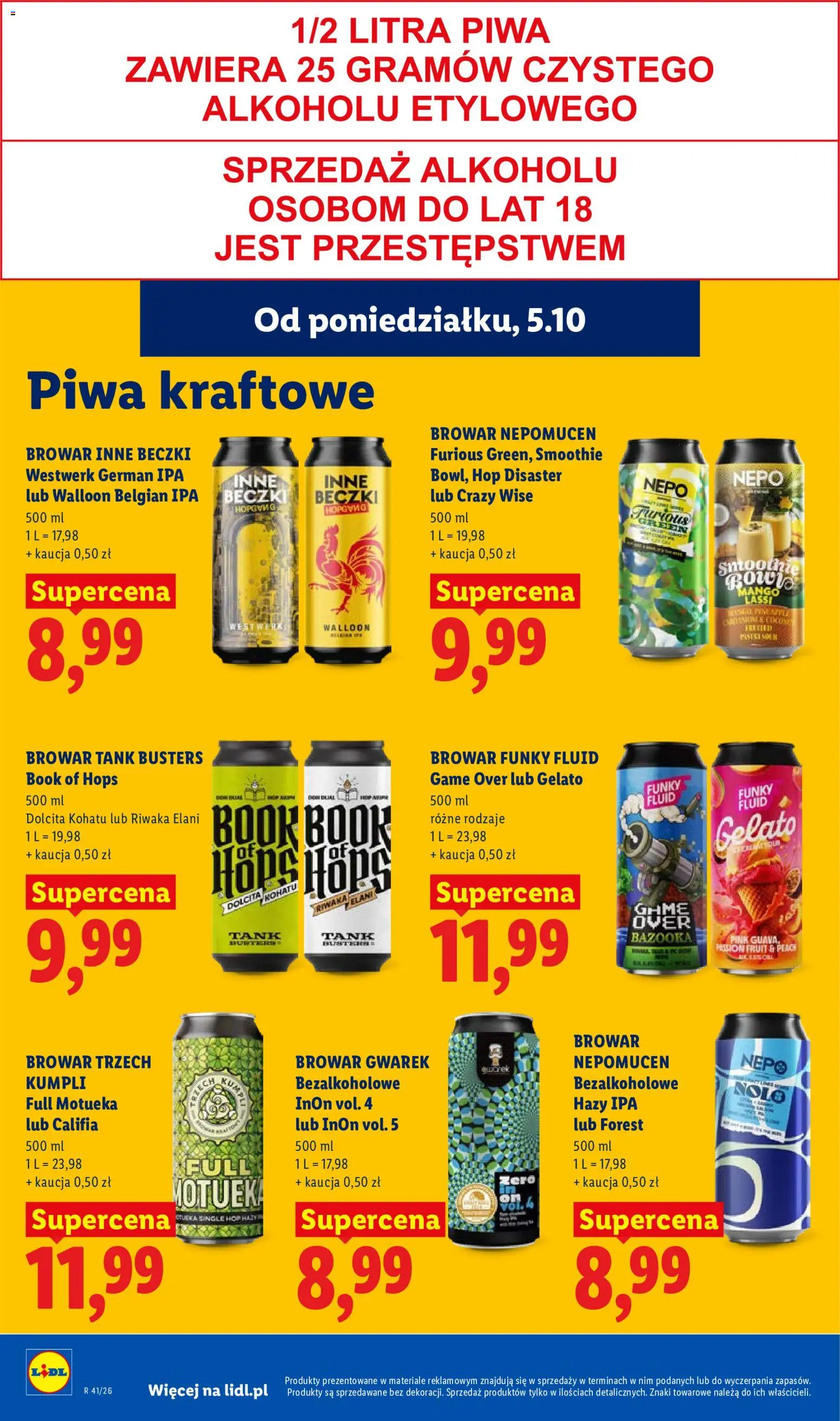 Lidl Polsko leták Leták in Česko