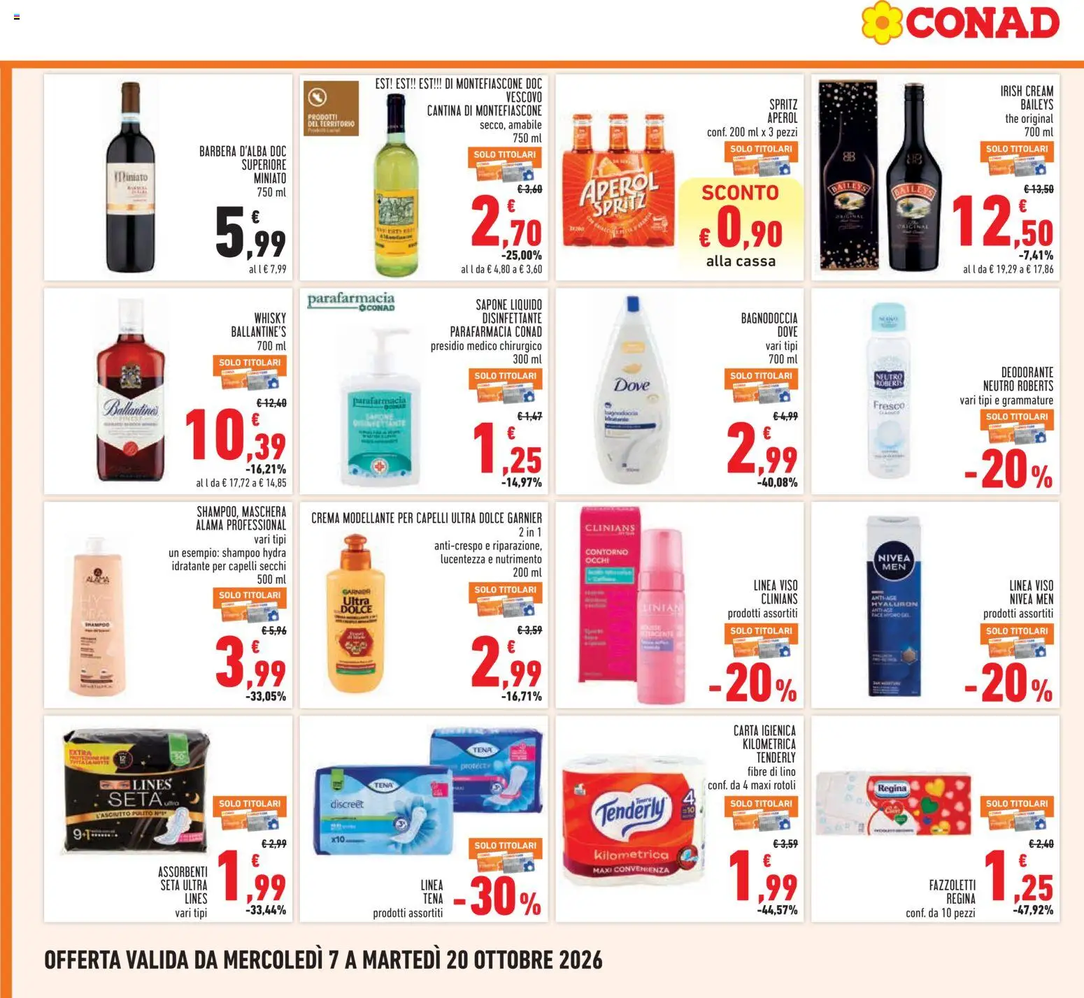 Conad volantino Volantino in Italy