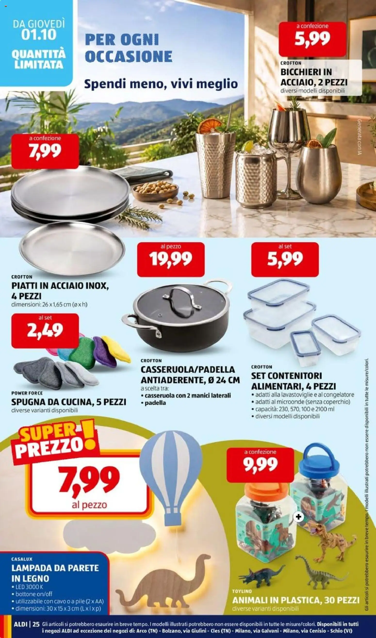 Aldi volantino Volantino in Italy