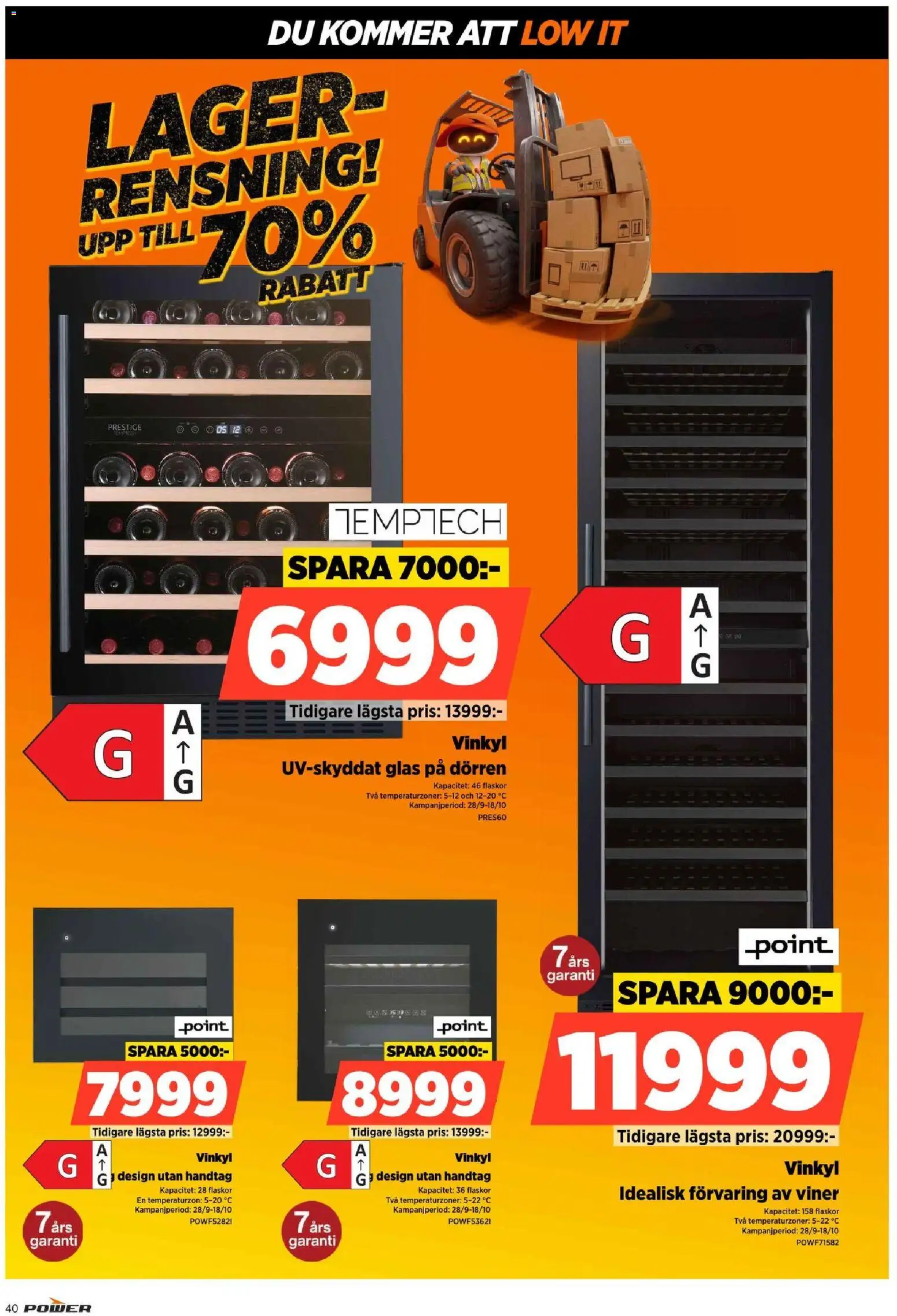 Power erbjudanden Reklamblad in Sverige