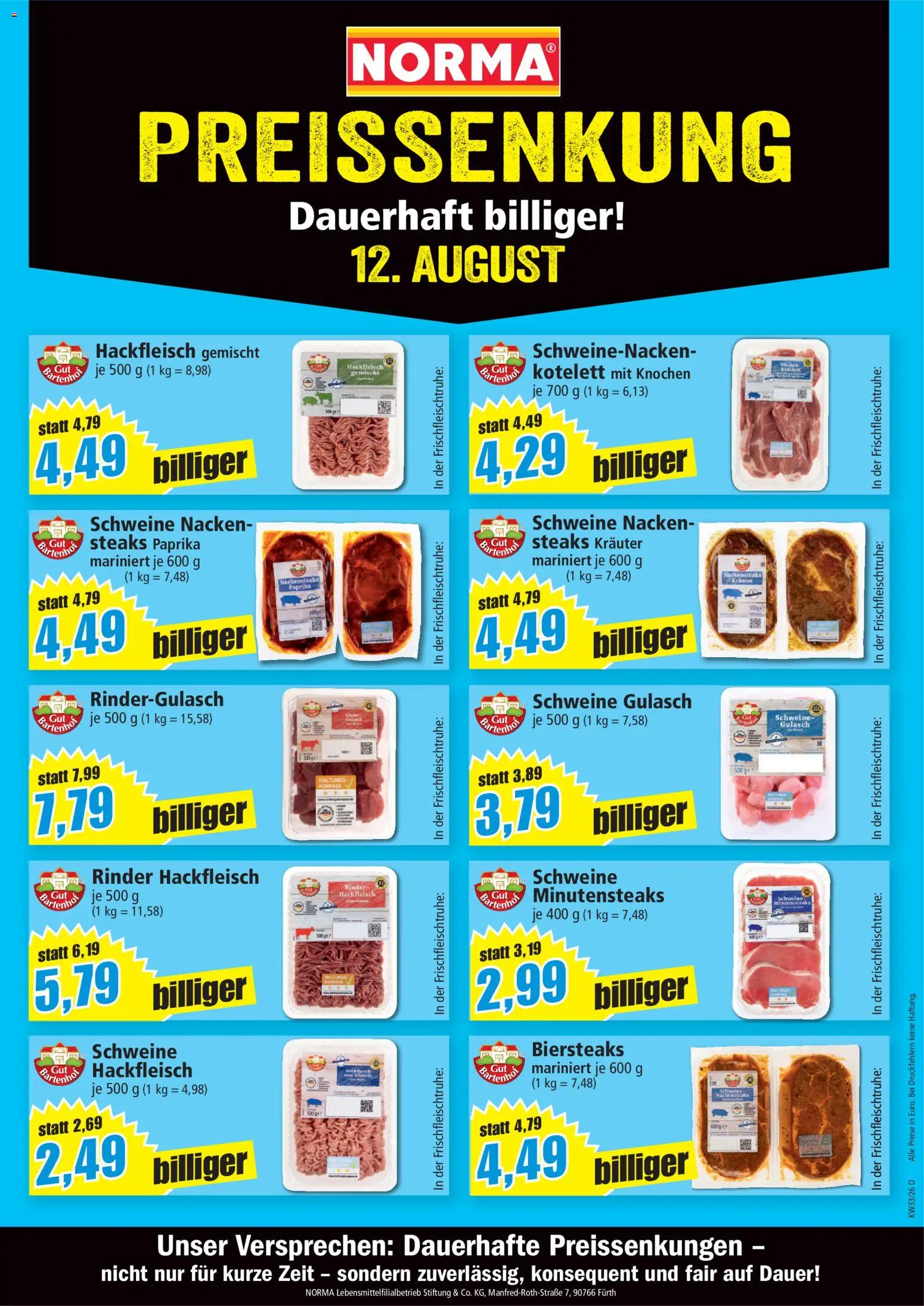 Norma Prospekt Prospekt in Deutschland