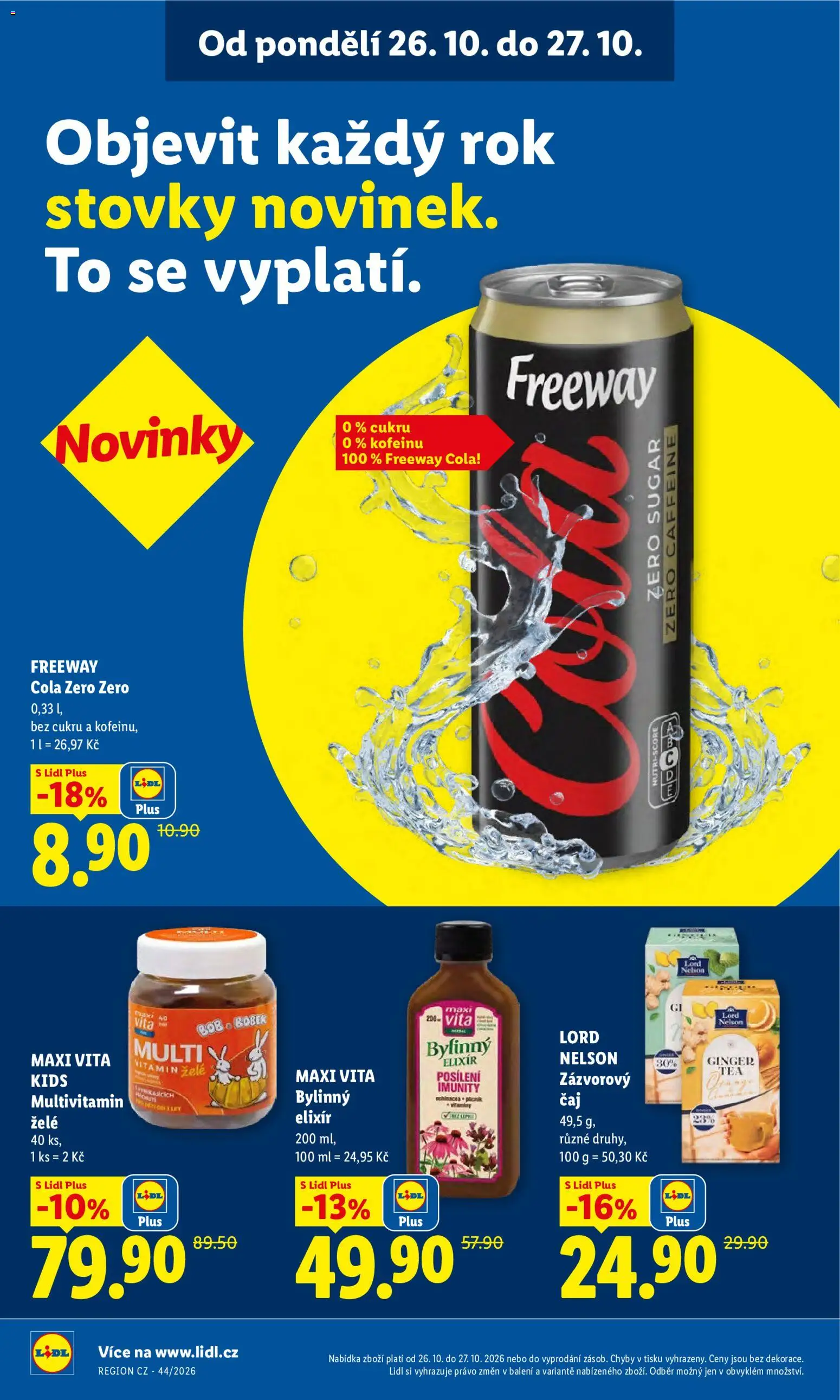 Lidl leták Leták in Česko