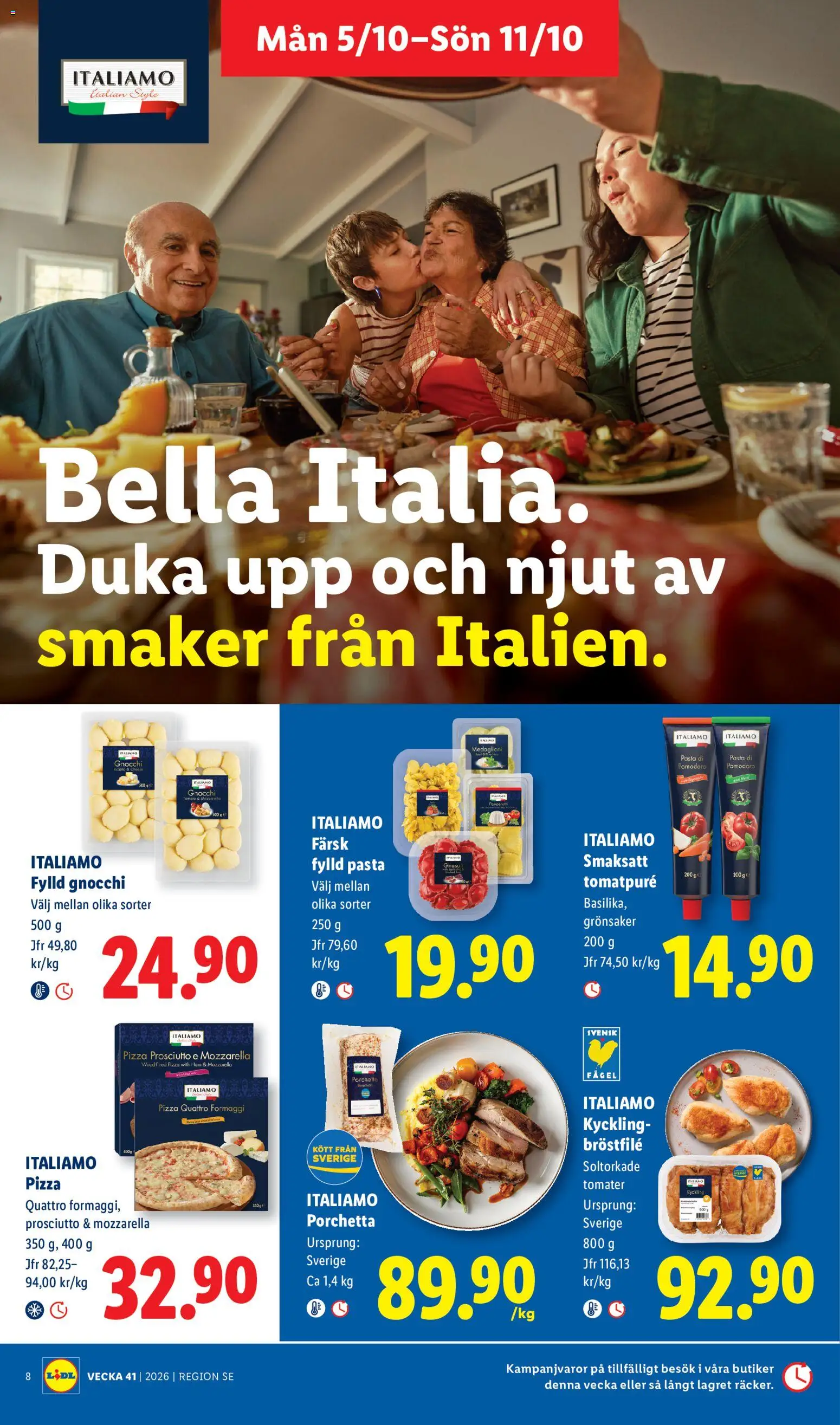 Lidl erbjudanden Reklamblad in Sverige