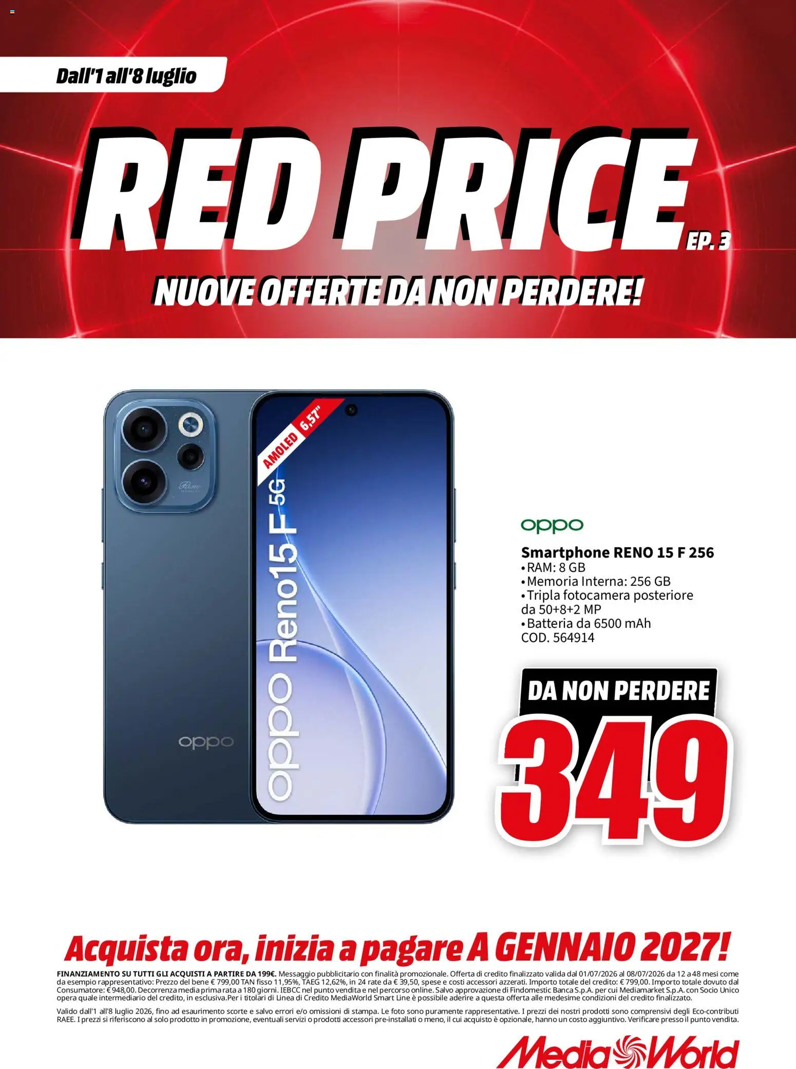 📣 Volantino Media World dal 📅 01/07/2026 - Scopri le offerte ora!🔥 | Italy