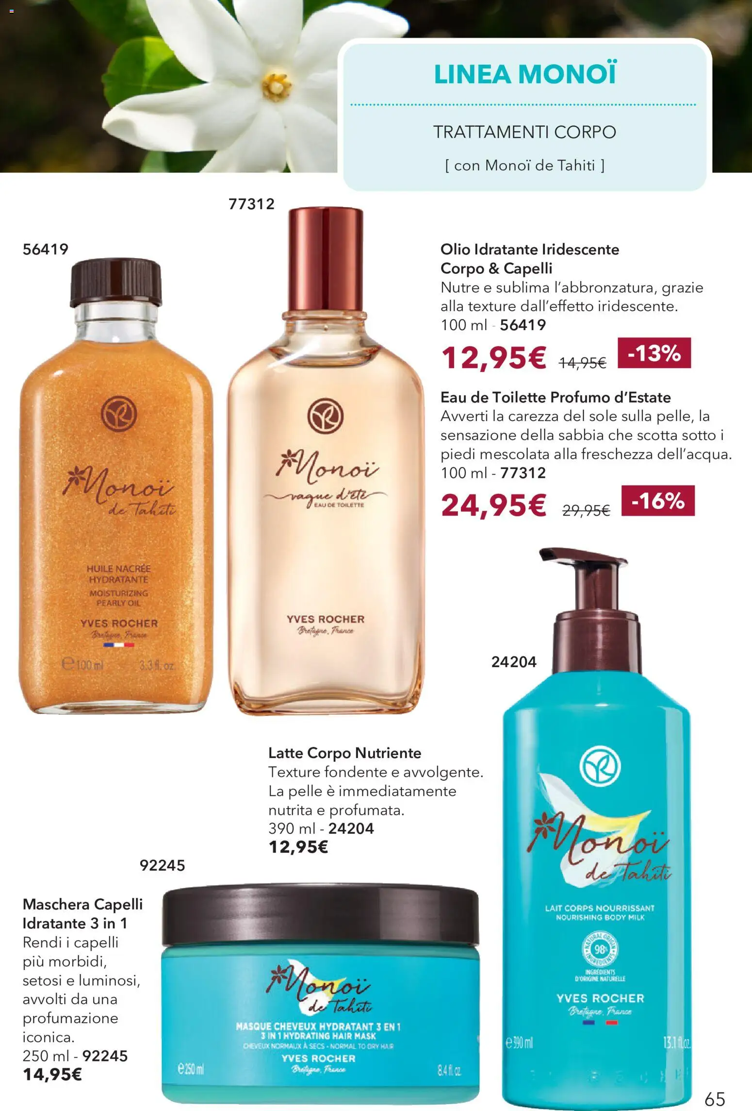 Yves Rocher catalogo 12 Volantino in Italy