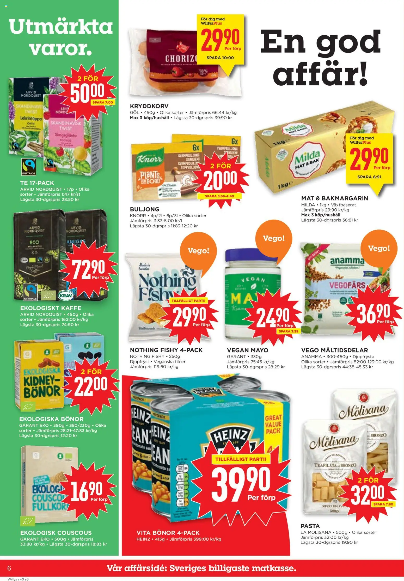 Willys erbjudanden Reklamblad in Sverige