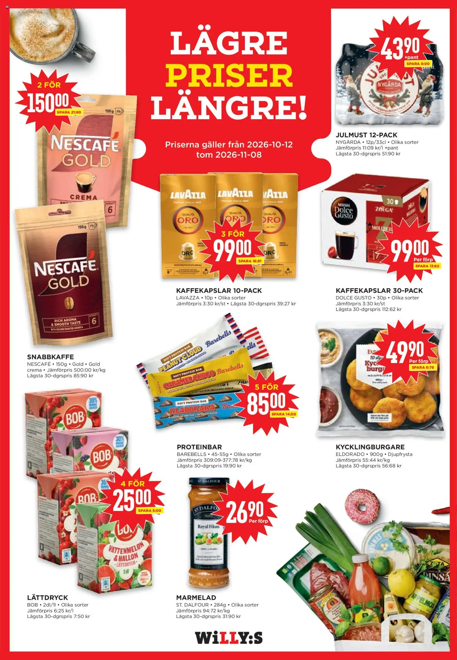 Willys erbjudanden Reklamblad in Sverige