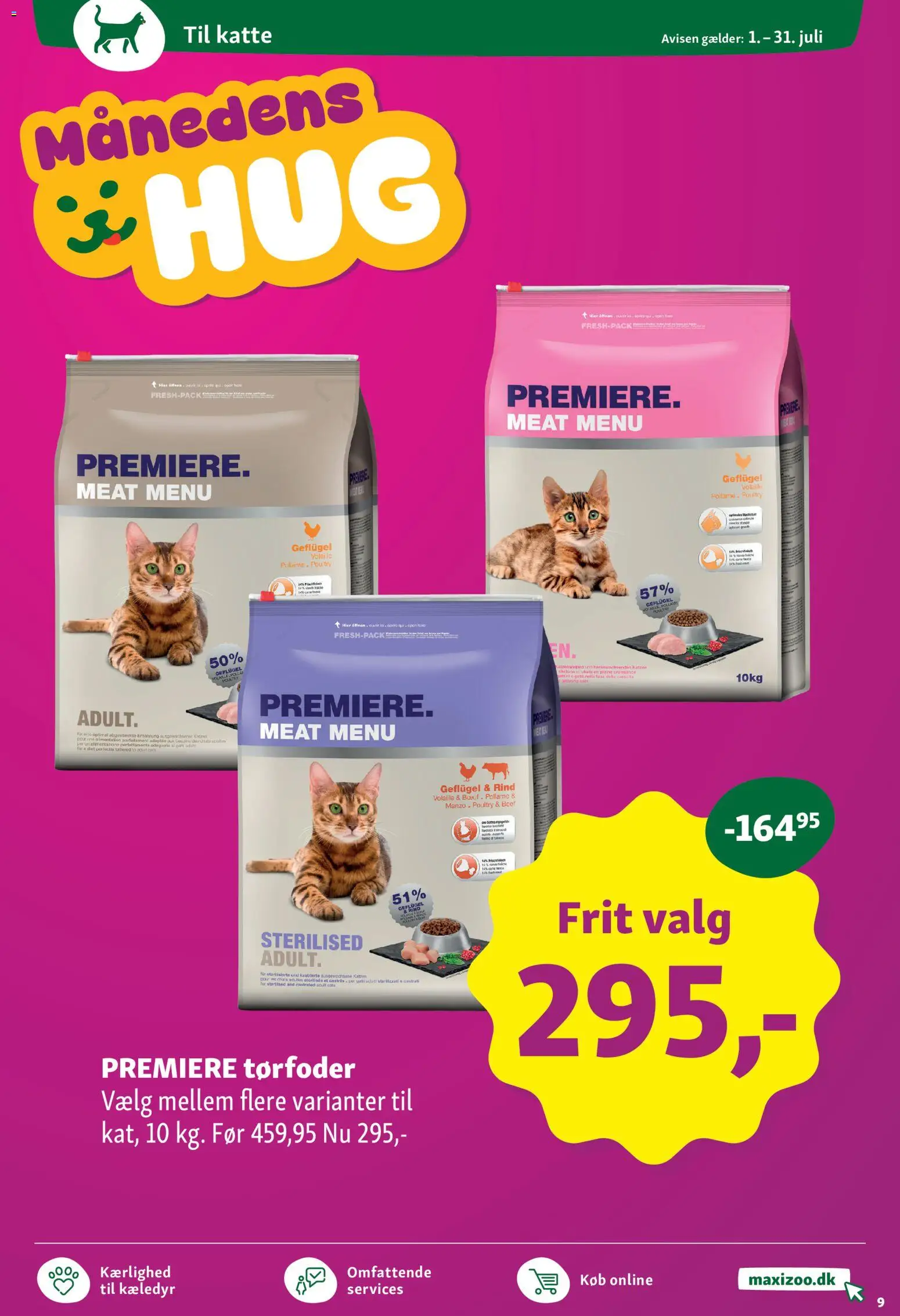 🛍️ Maxi Zoo - Månedsavis Juli fra 01/07/2026 » Se eksklusive tilbud og spar penge i dag! 💰 | Danmark
