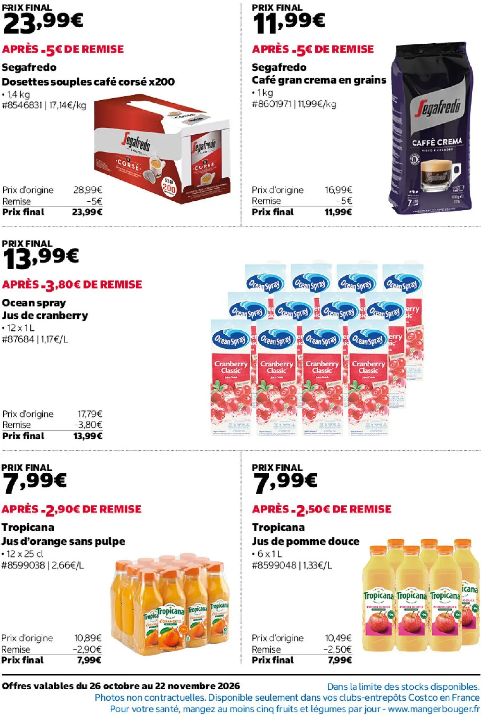 Costco catalogue Catalogue in France