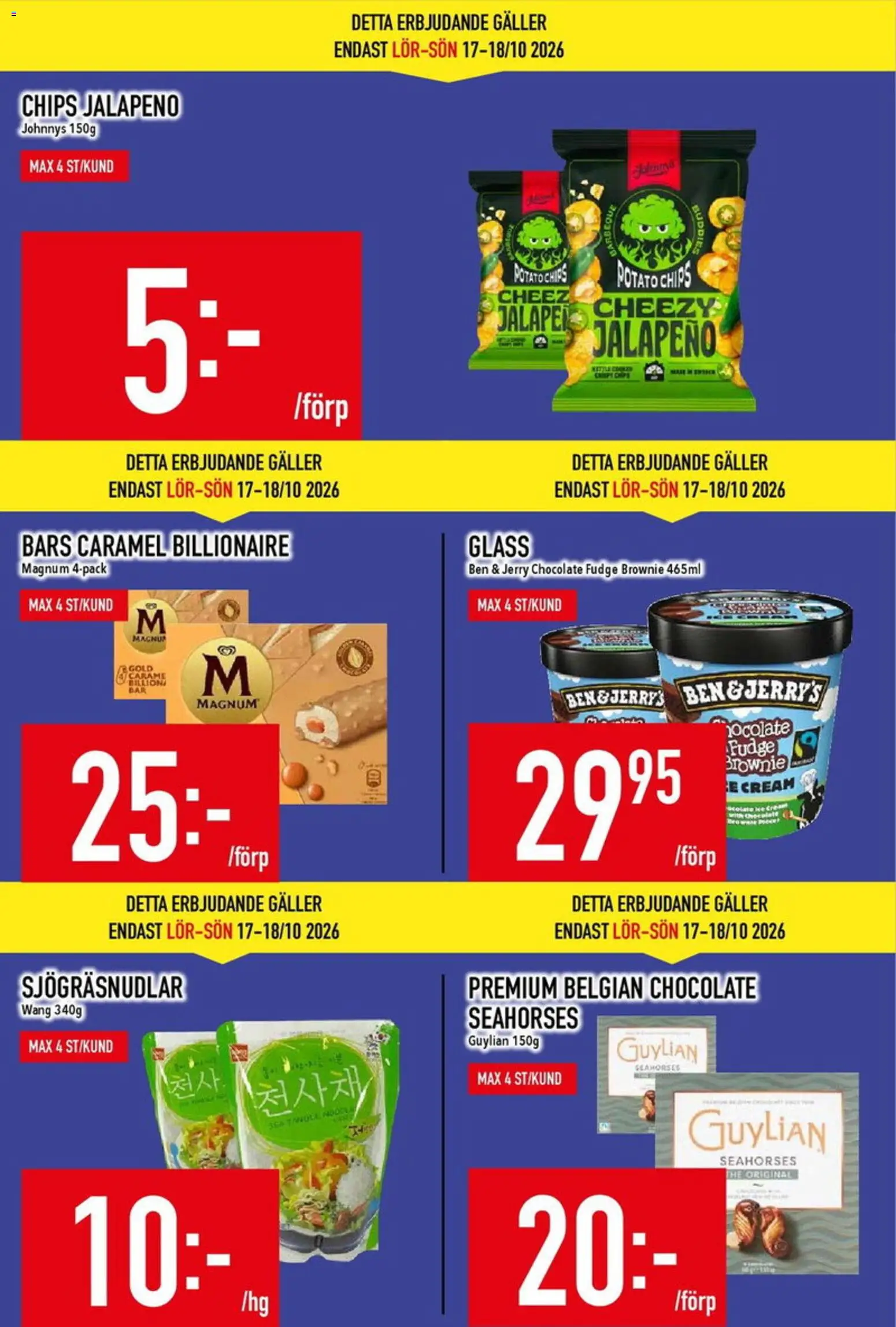 Matdax erbjudanden Reklamblad in Sverige